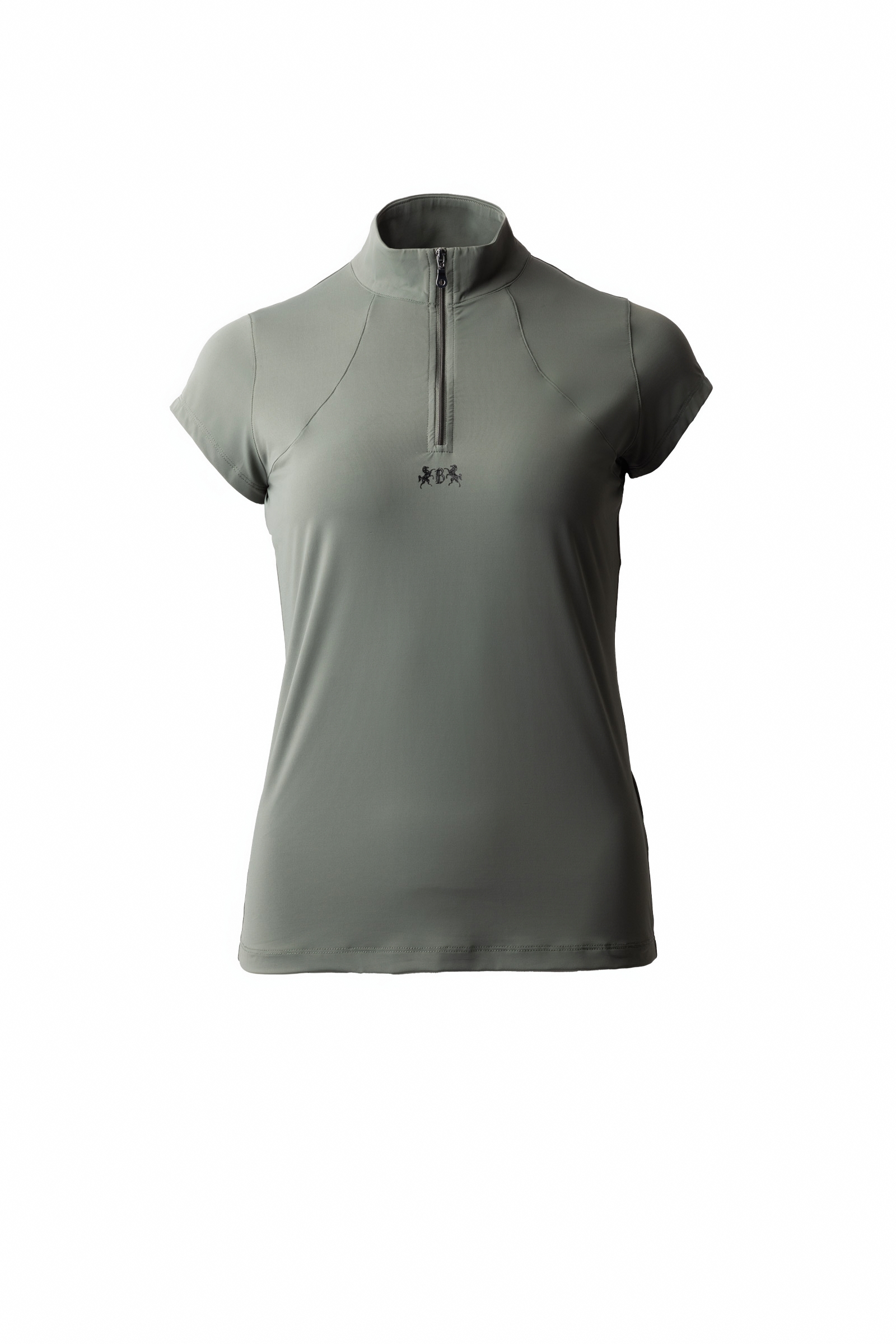 Mulled basil B Vertigo Joelle Damen-Trainingsshirt mit kurzen Ärmeln, UPF 40+