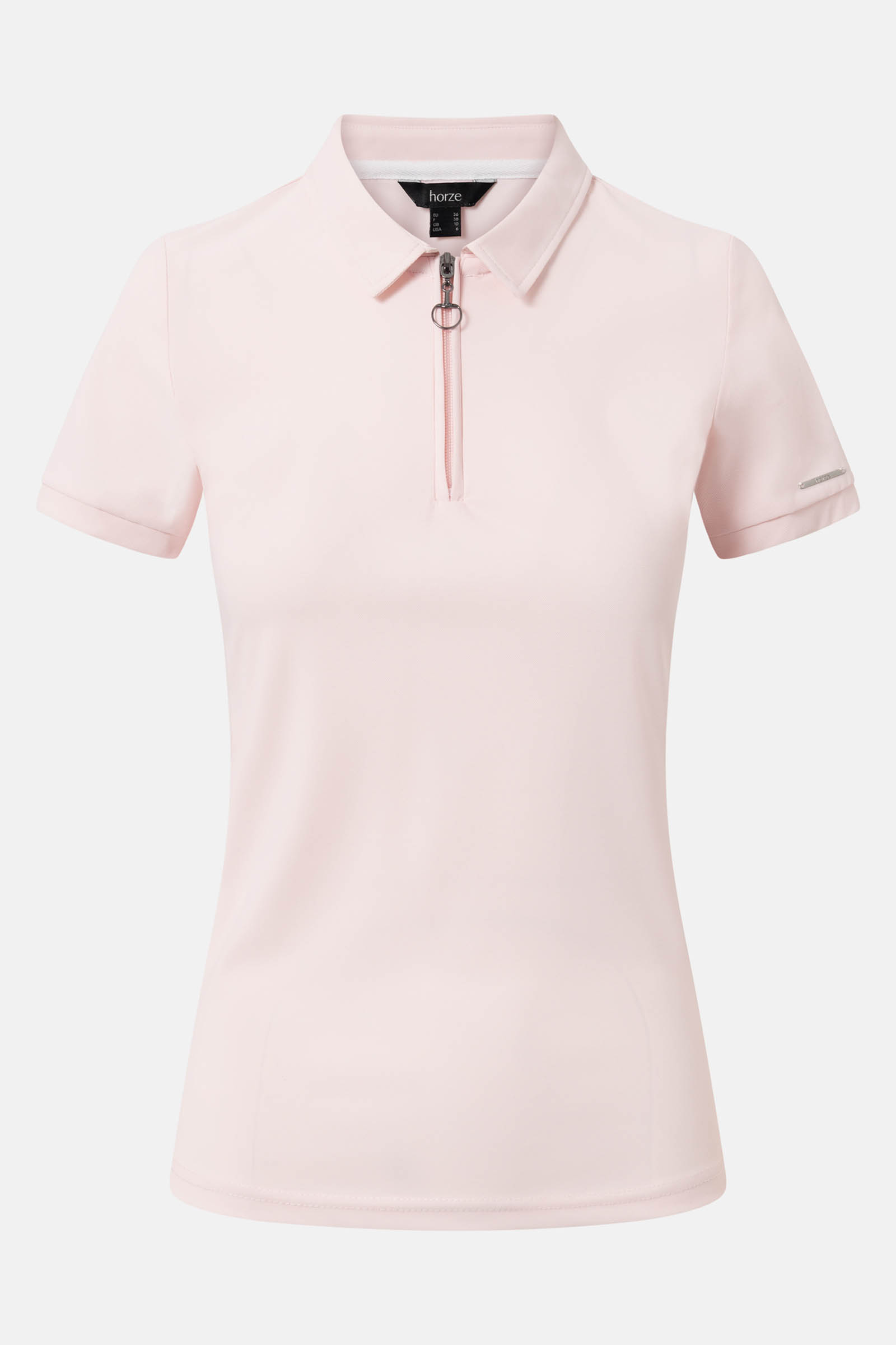 Barely Pink Horze Willow Damen funktionales Poloshirt