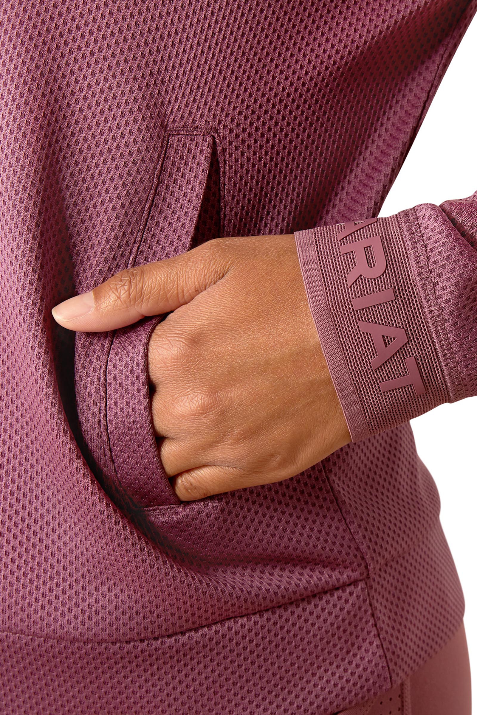 Ariat Breathe Damen Sweatshirt mit 1/2 Reißverschluss