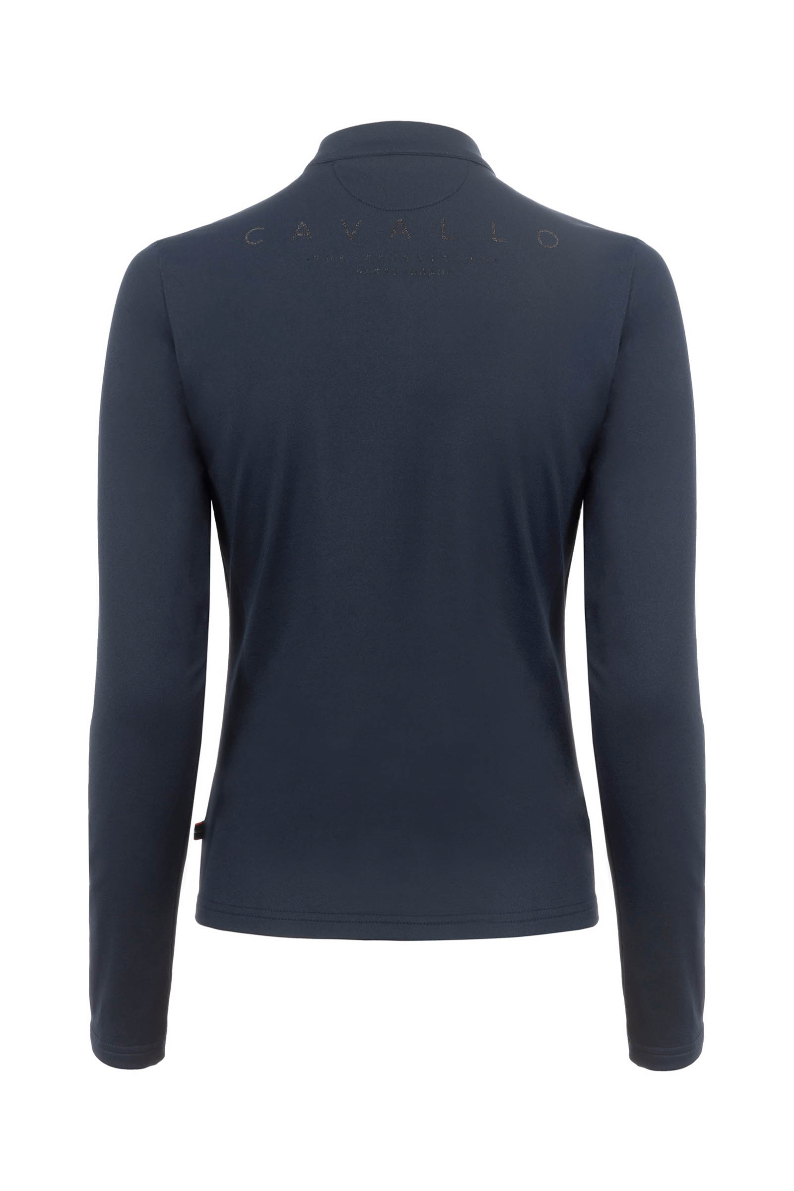 Darkblue Cavallo CAVALREYNA Damen-Shirt mit halbem Rei&szlig;verschluss