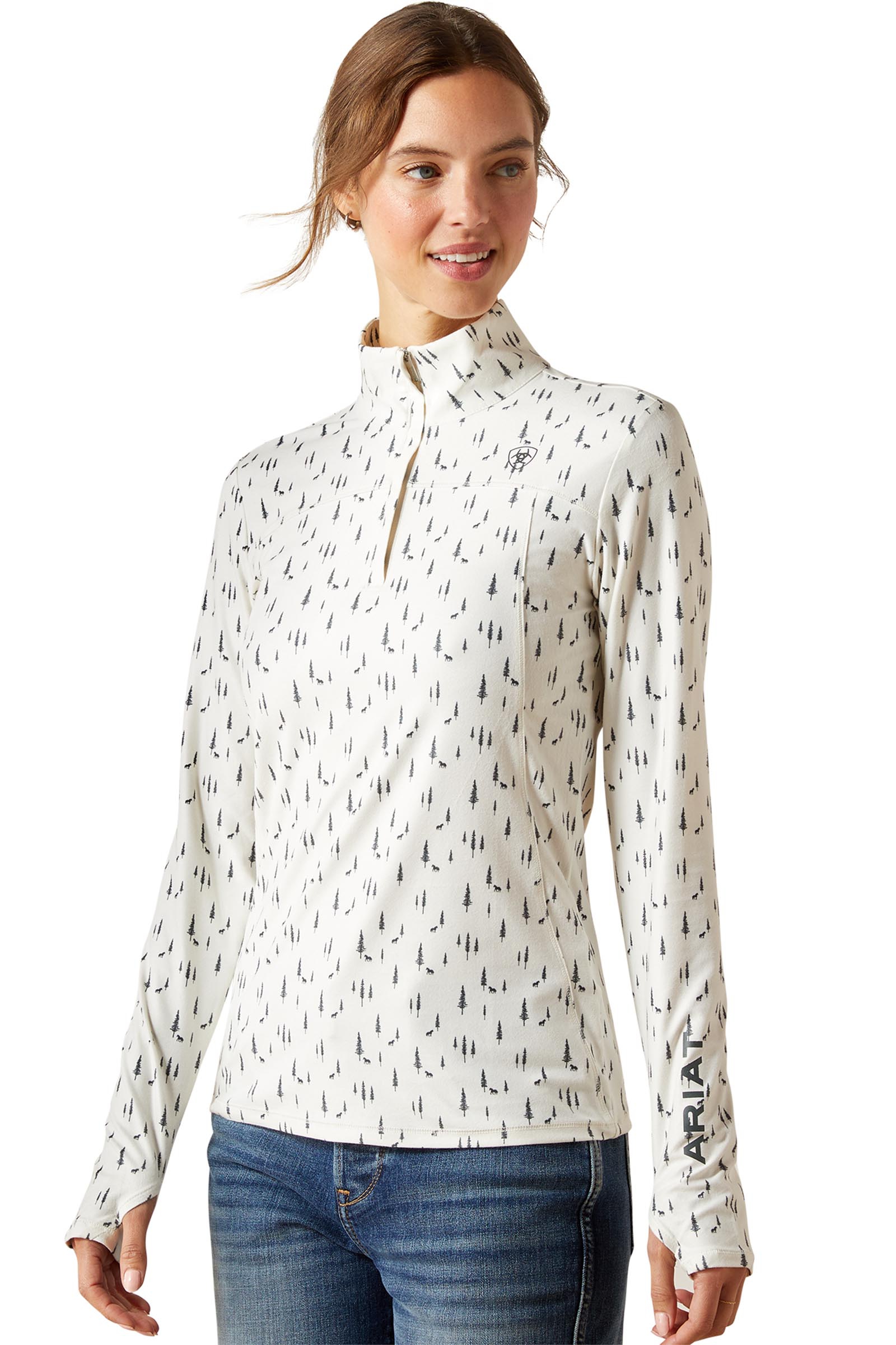 Ariat Lowell 3.0 Women&acute;s 1/4 Zip Baselayer Shirt