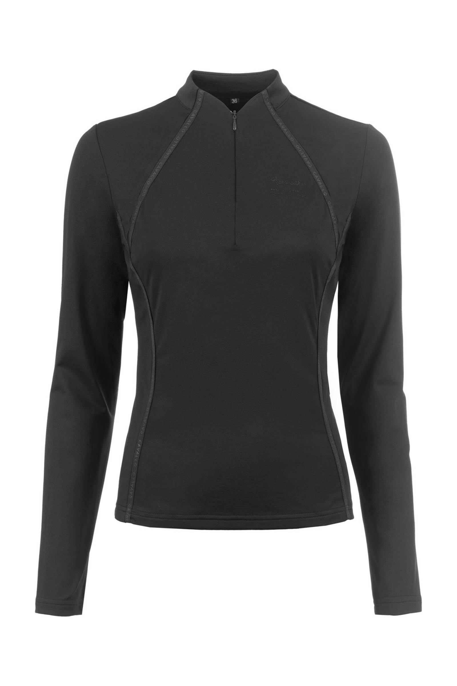 Black Cavallo CavalReyna  Women's Halfzip-Shirt