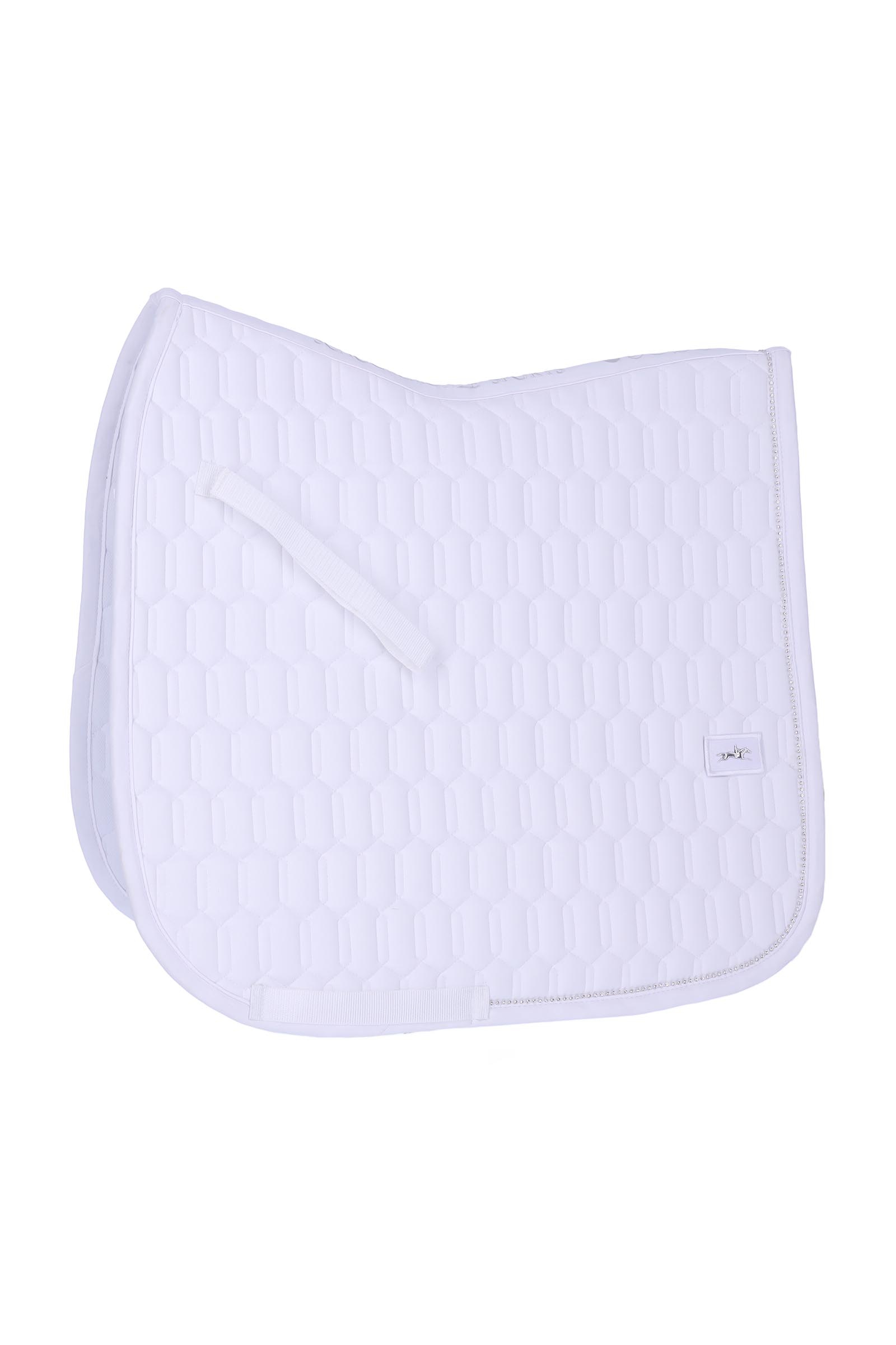 White/Crystal Schockem&ouml;hle Sports SP Energy Dressage Saddle Pad
