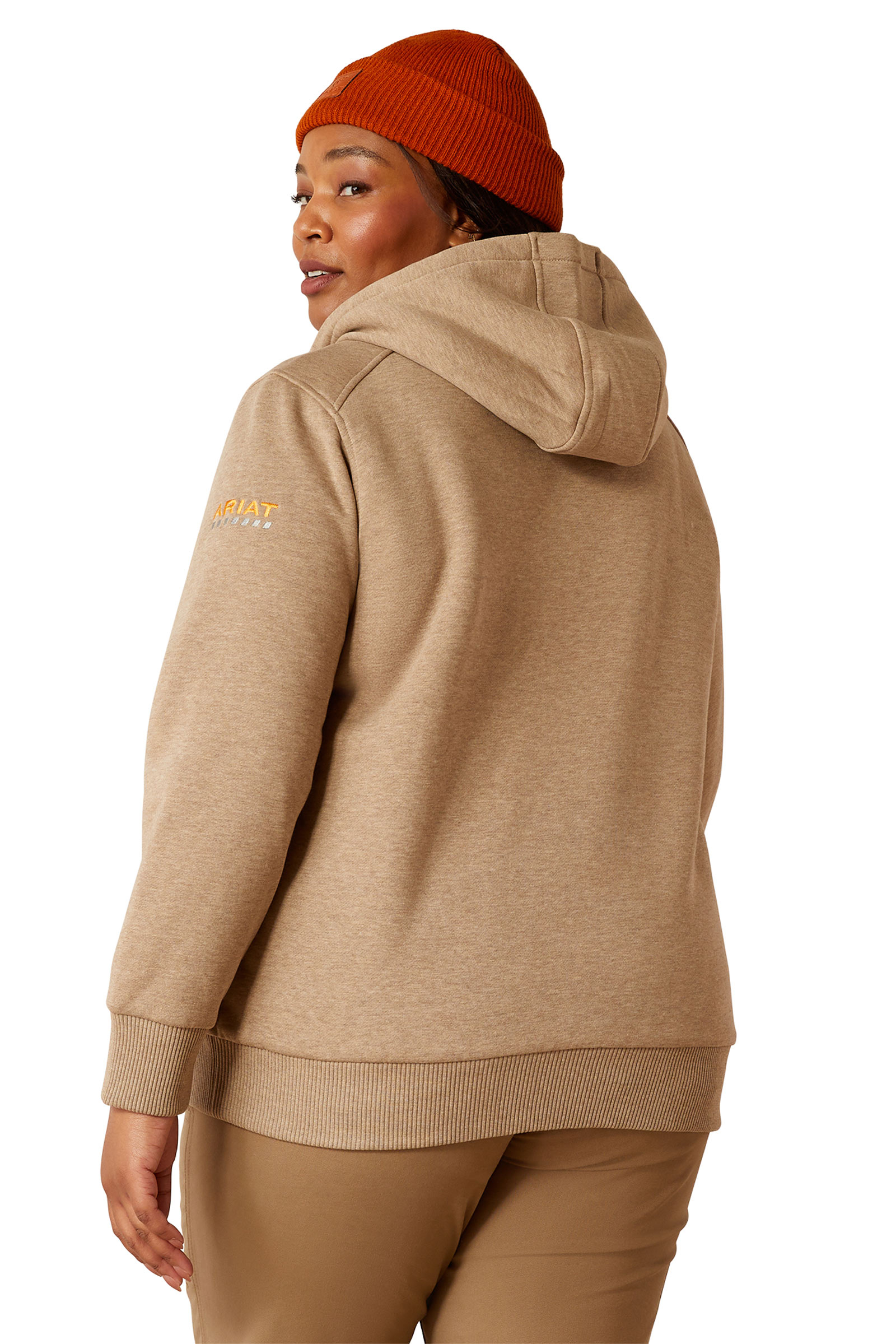 Ariat Rebar Damen Allwetter-Sherpa-Hoodie mit Rei&szlig;verschluss