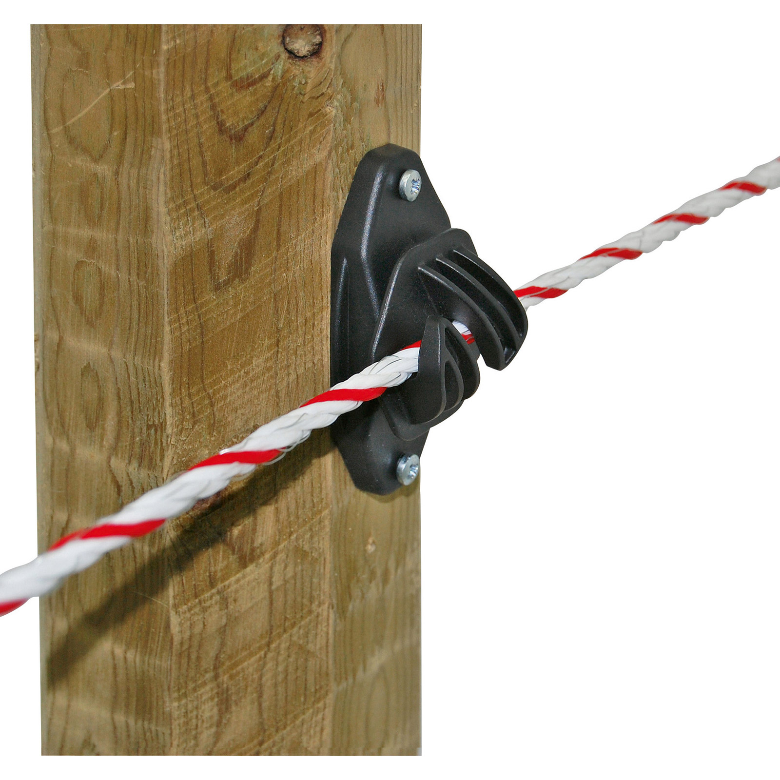 Farm Patrol EURO Cord Seilisolator schwarz, 10 stück