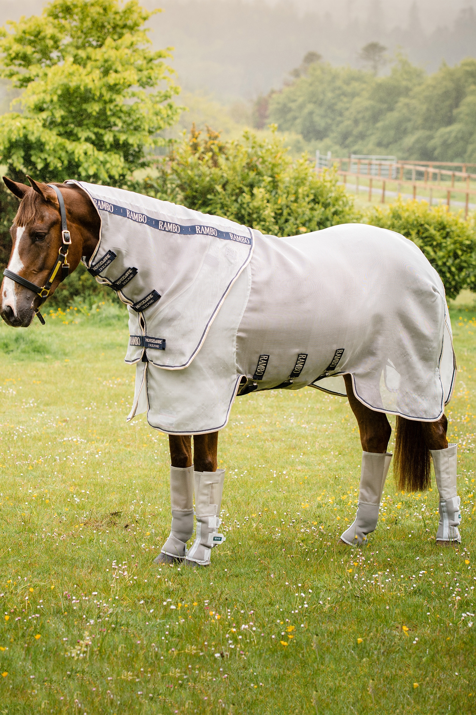 Horseware Rambo Tech-Fit Fliegen Beinschutz (4er Set)