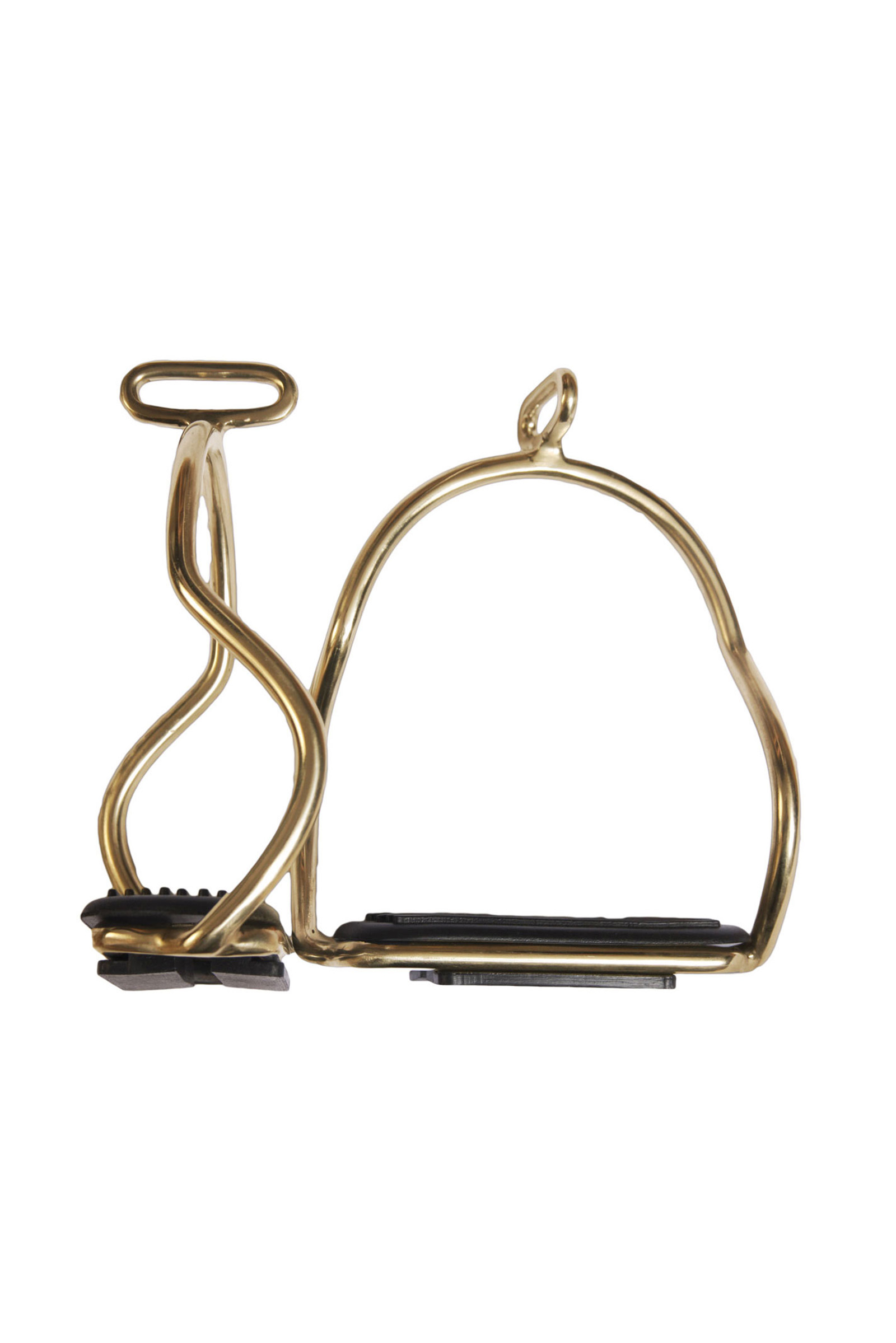 Karlslund Stirrups, gilded stainless steel
