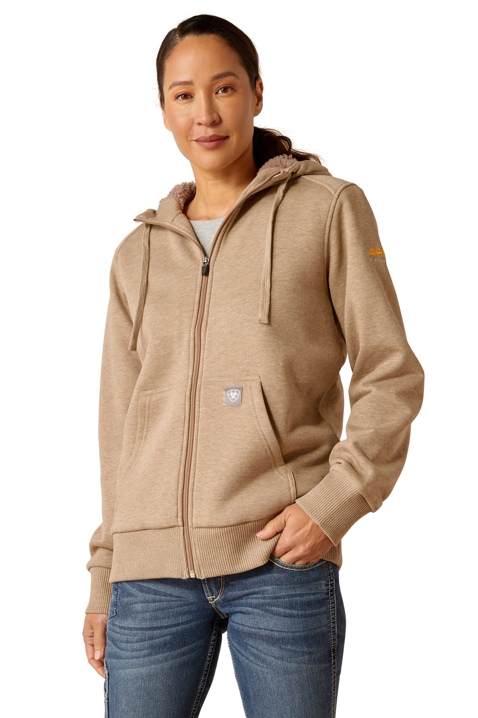 Ariat Rebar All-Weather Sherpa Damen Hoodie mit Reißverschluss