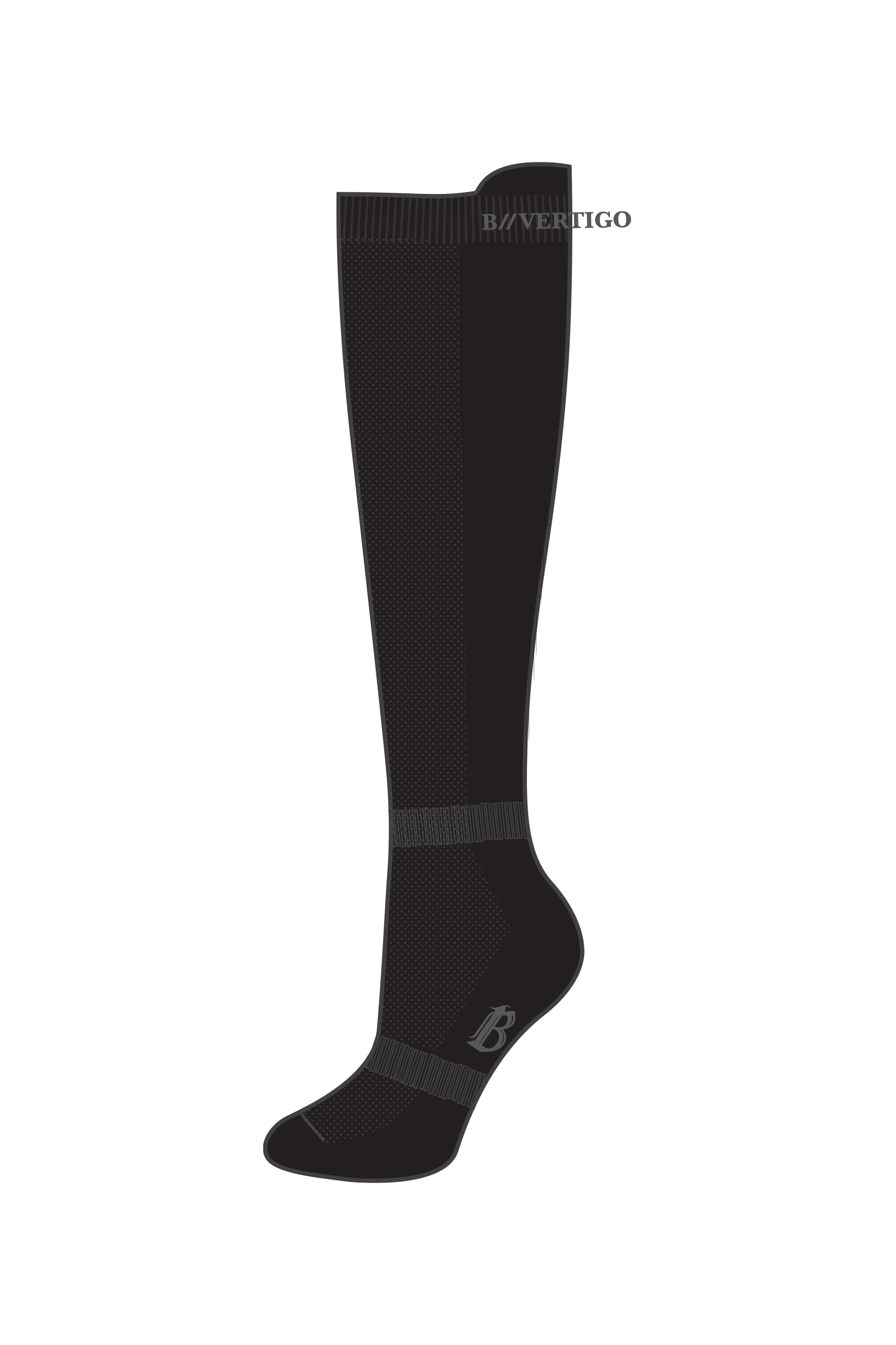 Black Beauty B Vertigo Aria Sportsocken fürs Reiten
