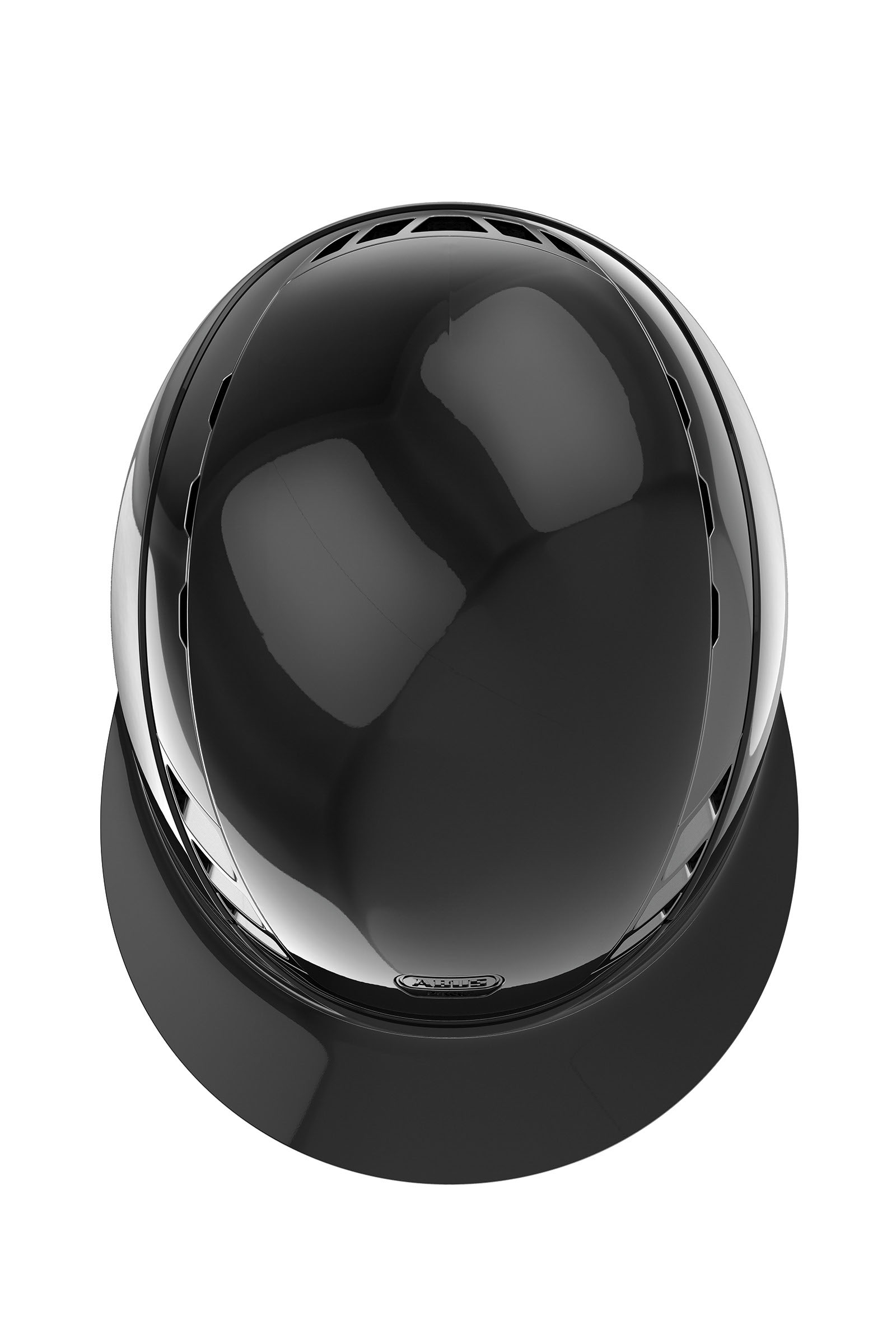 Abus Pikeur AirLuxe Chrome Reithelm mit langem Visier