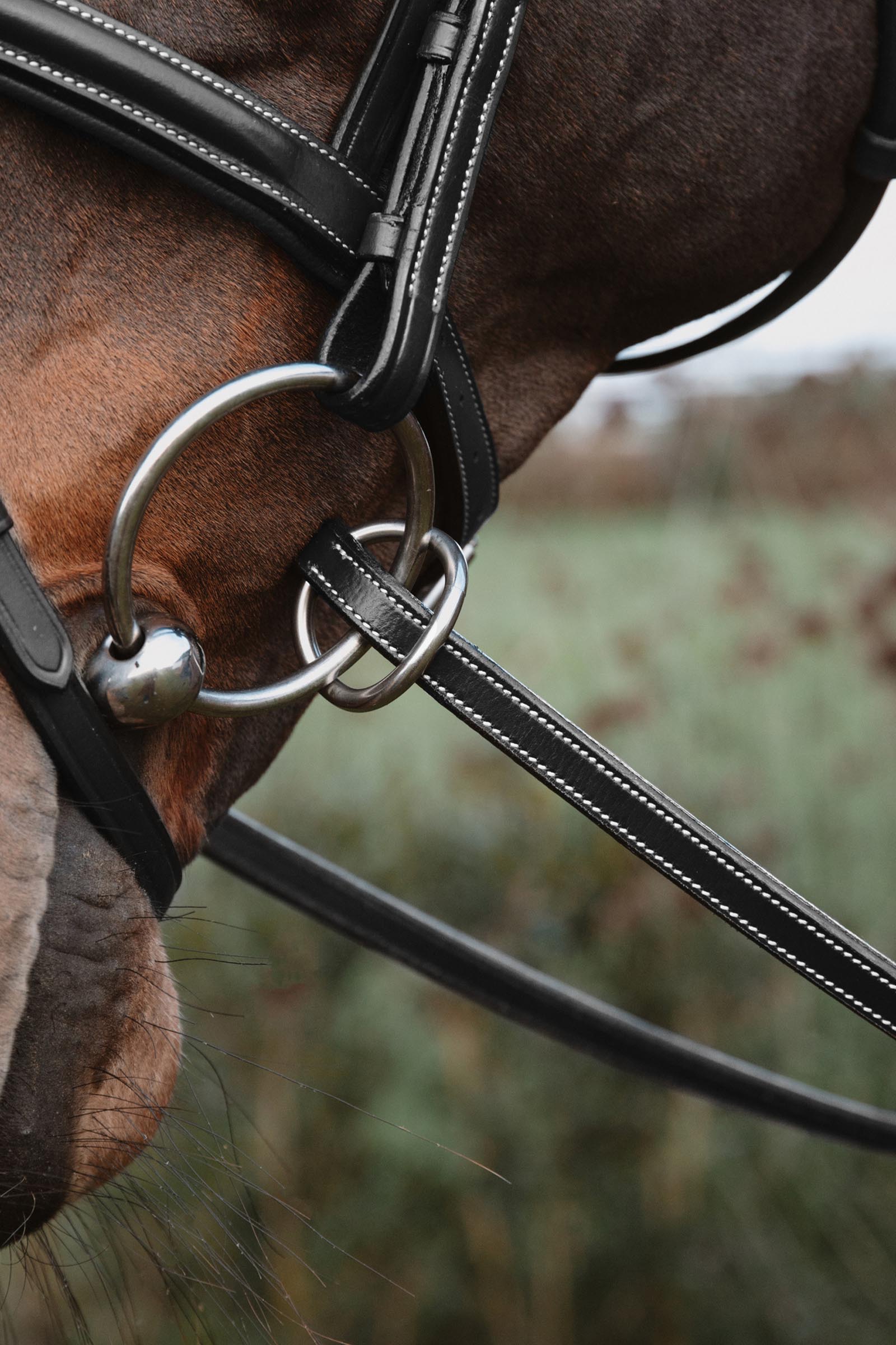 Dy'on Working Gummiz&uuml;gel 13 mm mit 7 Lederstoppern  