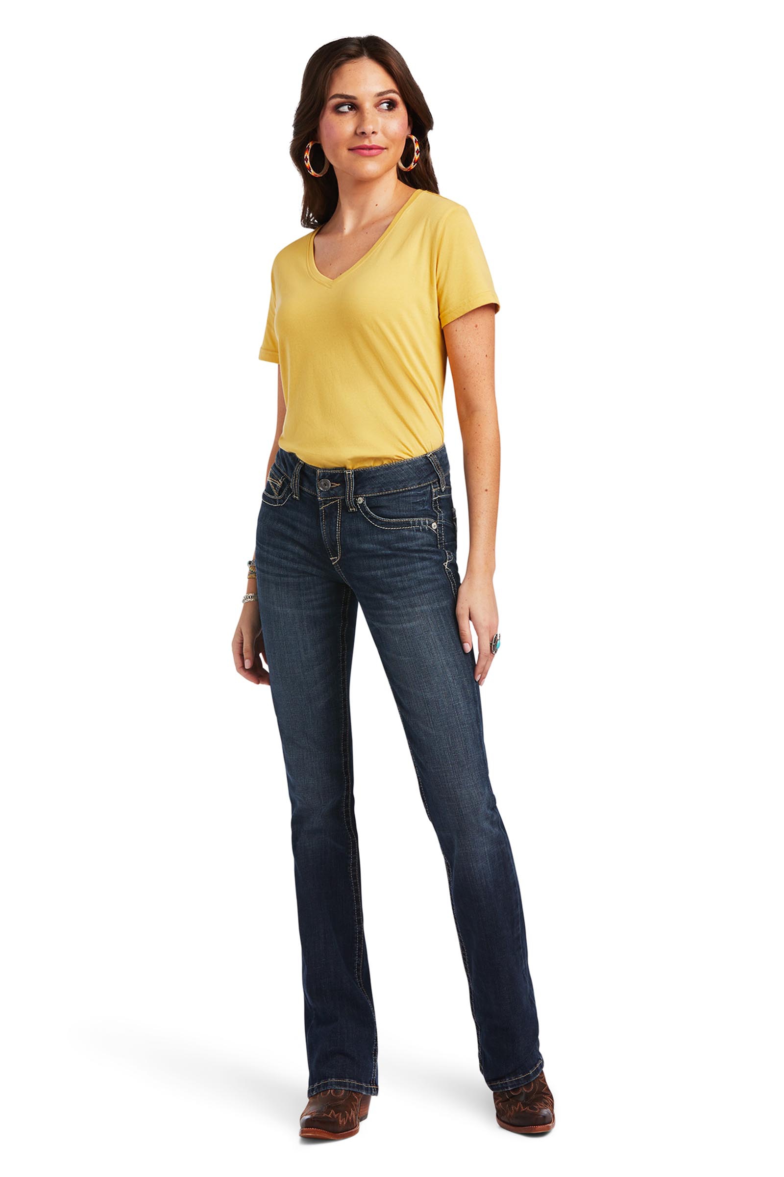 Ariat Damen R.E.A.L. Perfect Rise Lexie Bootcut Jeans  