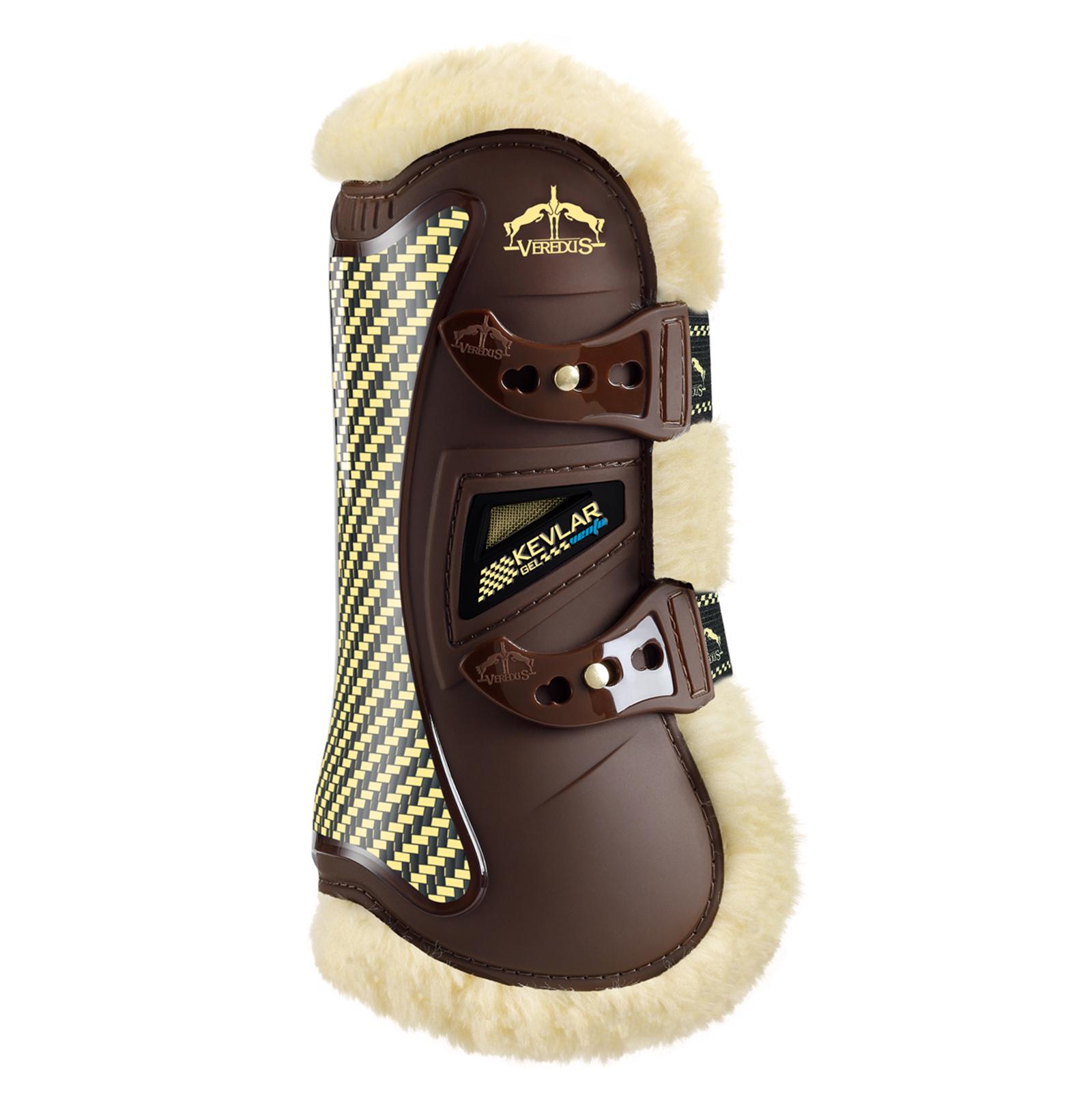 Brown Veredus Gamaschen Kevlar Gel Vento Save The Sheep Vorne