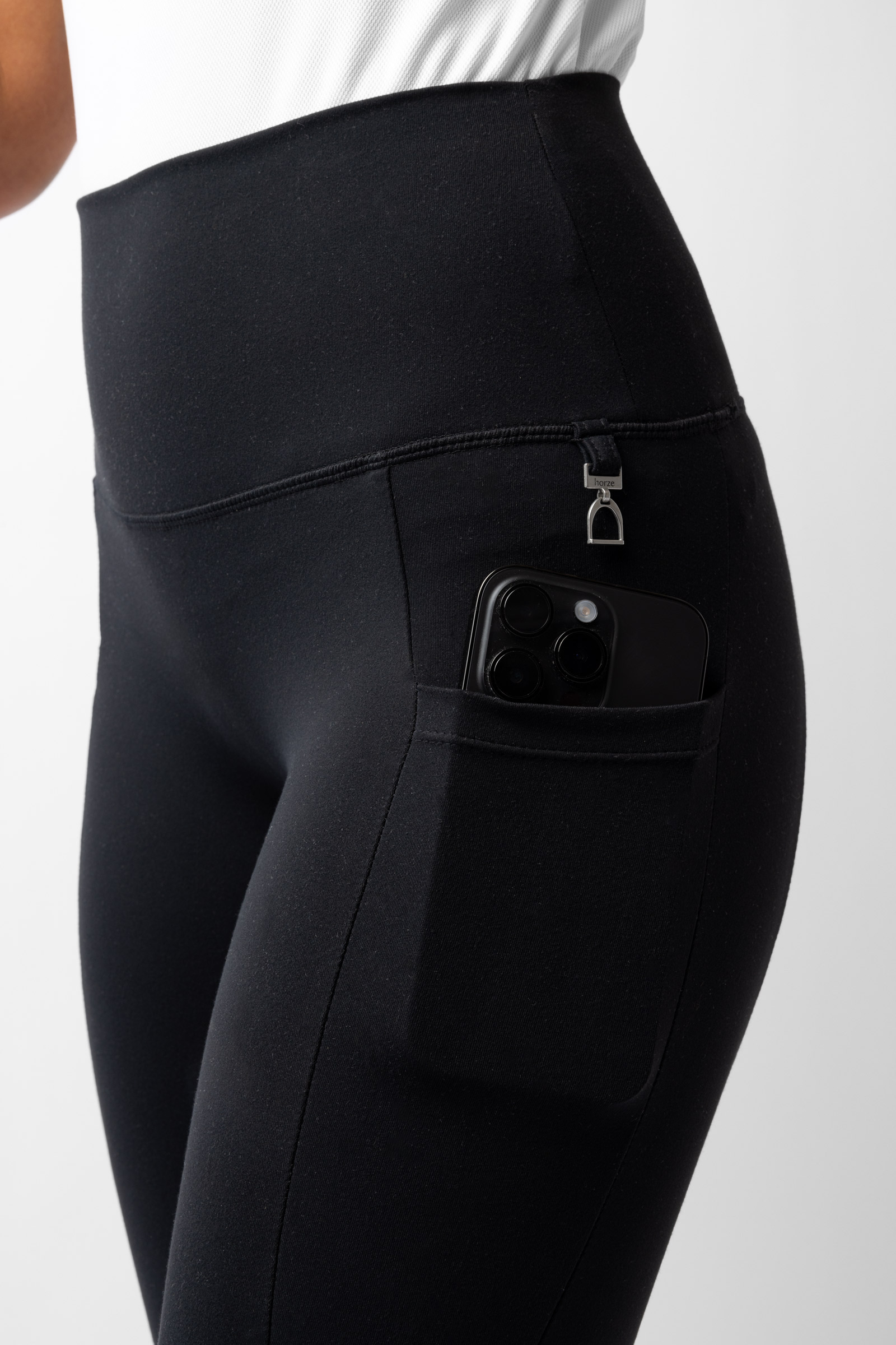 Horze Gillian Damen Reitleggings aus Kompressionsmaterial mit Vollbesatz