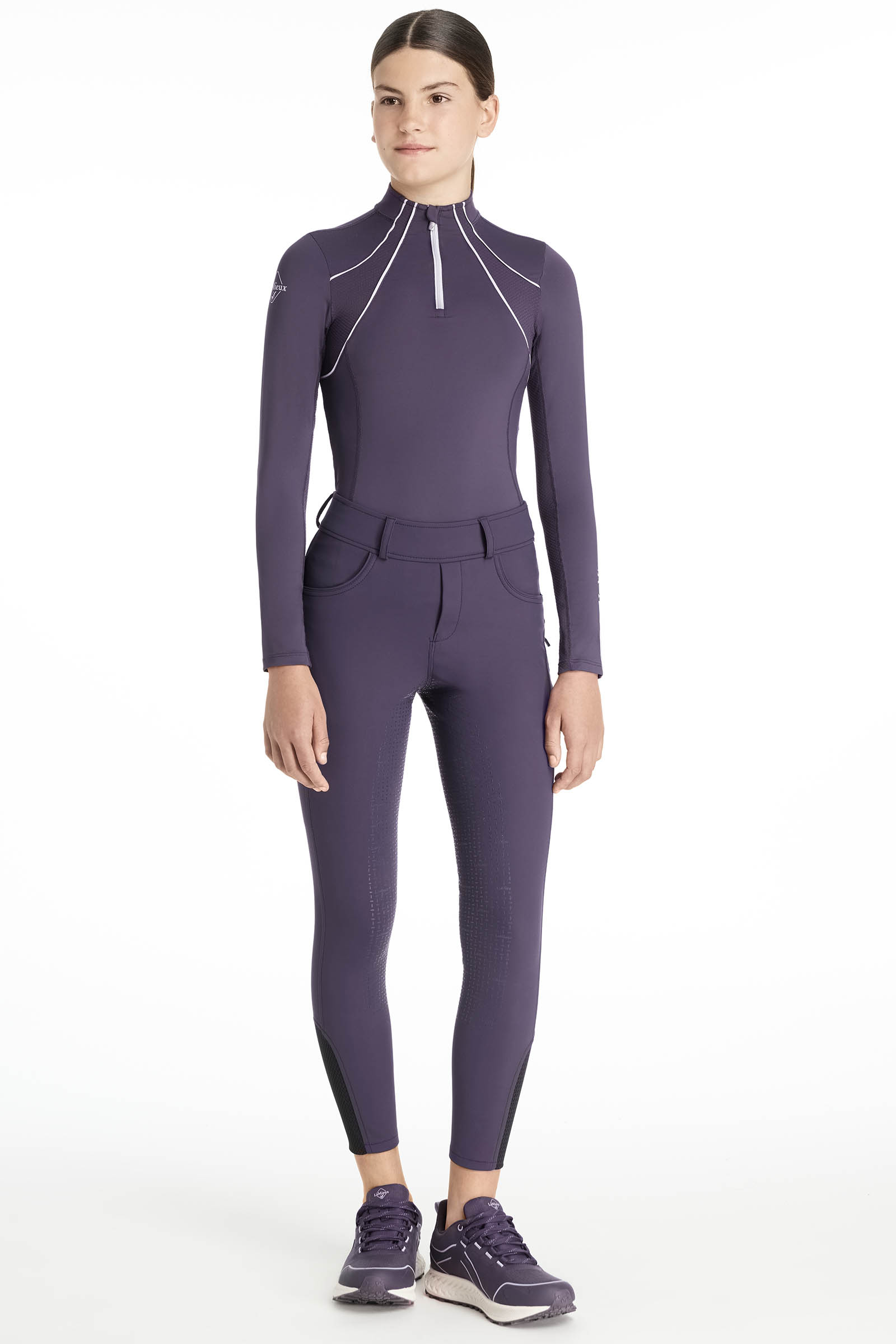 LeMieux Young Rider Ella Kinder-Breggings mit weicher Innenseite und Vollbesatz