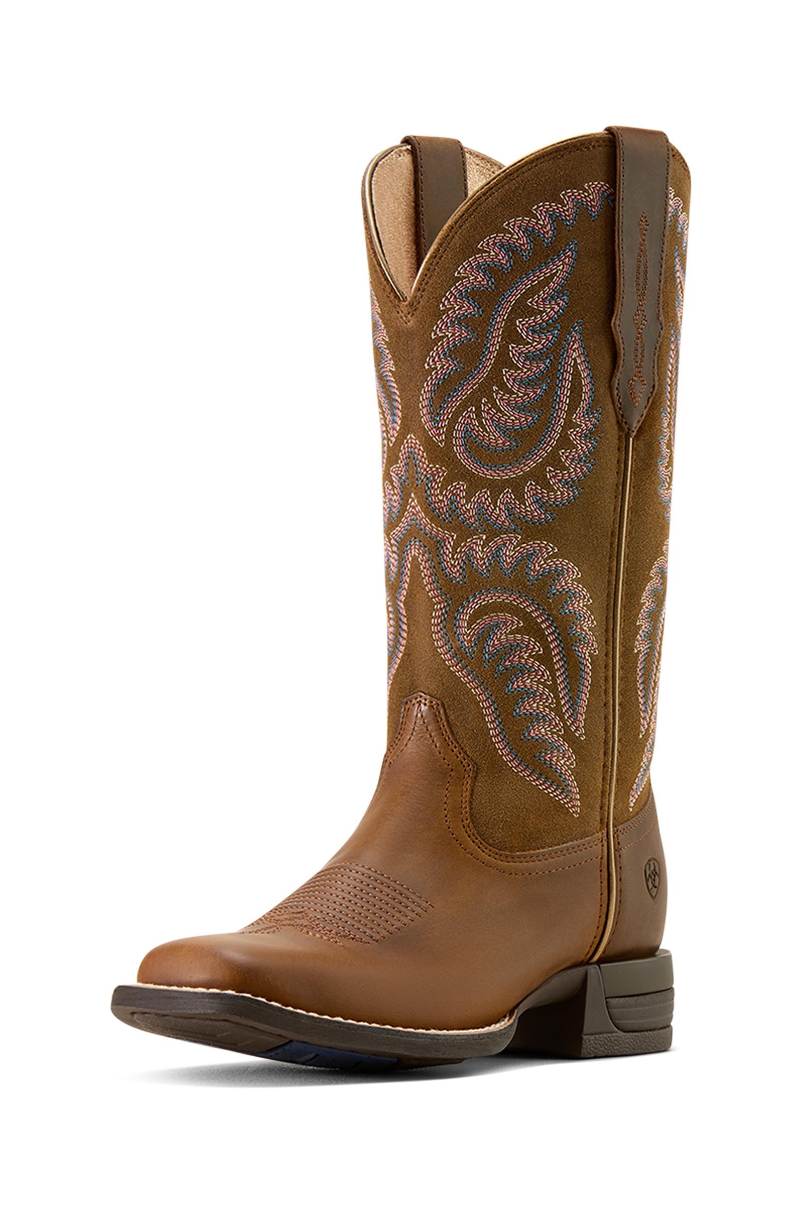 Ariat Damen Cattle Caite Western Boots mit breiter eckiger Zehenpartie