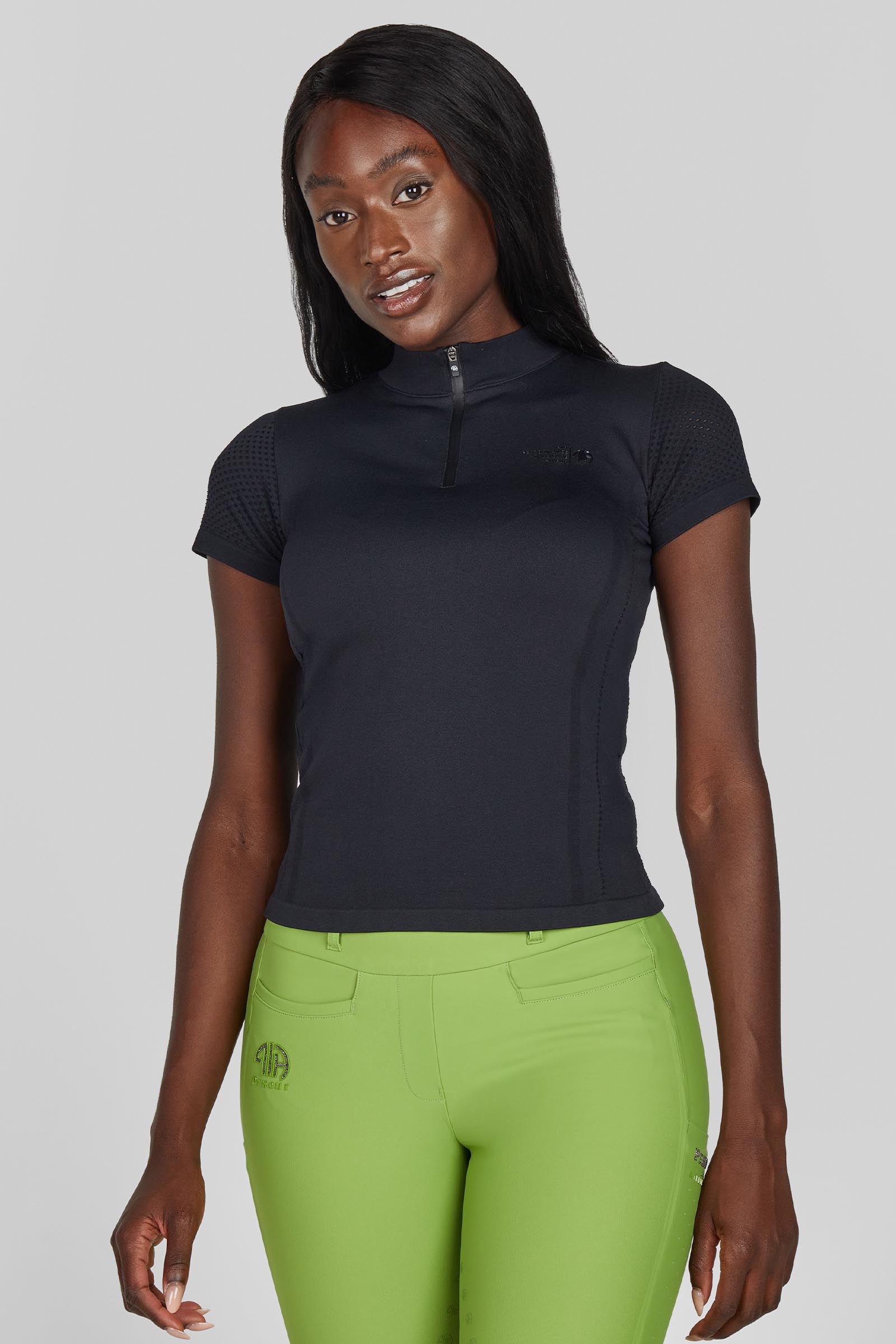 Black Pikeur Damen 3D-Strickshirt