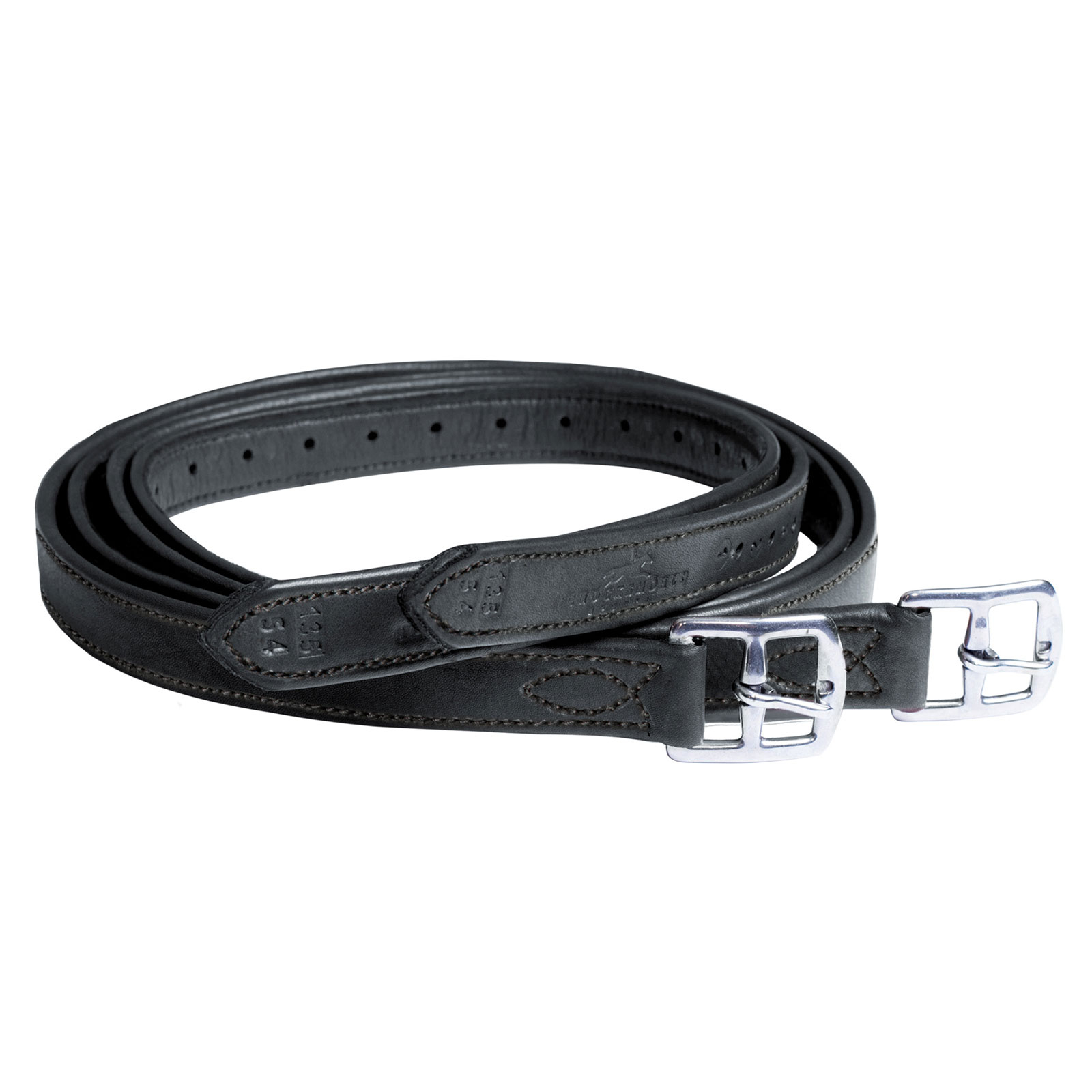 Black/Black Schockemöhle Sports Chantilly Stirrup Leathers