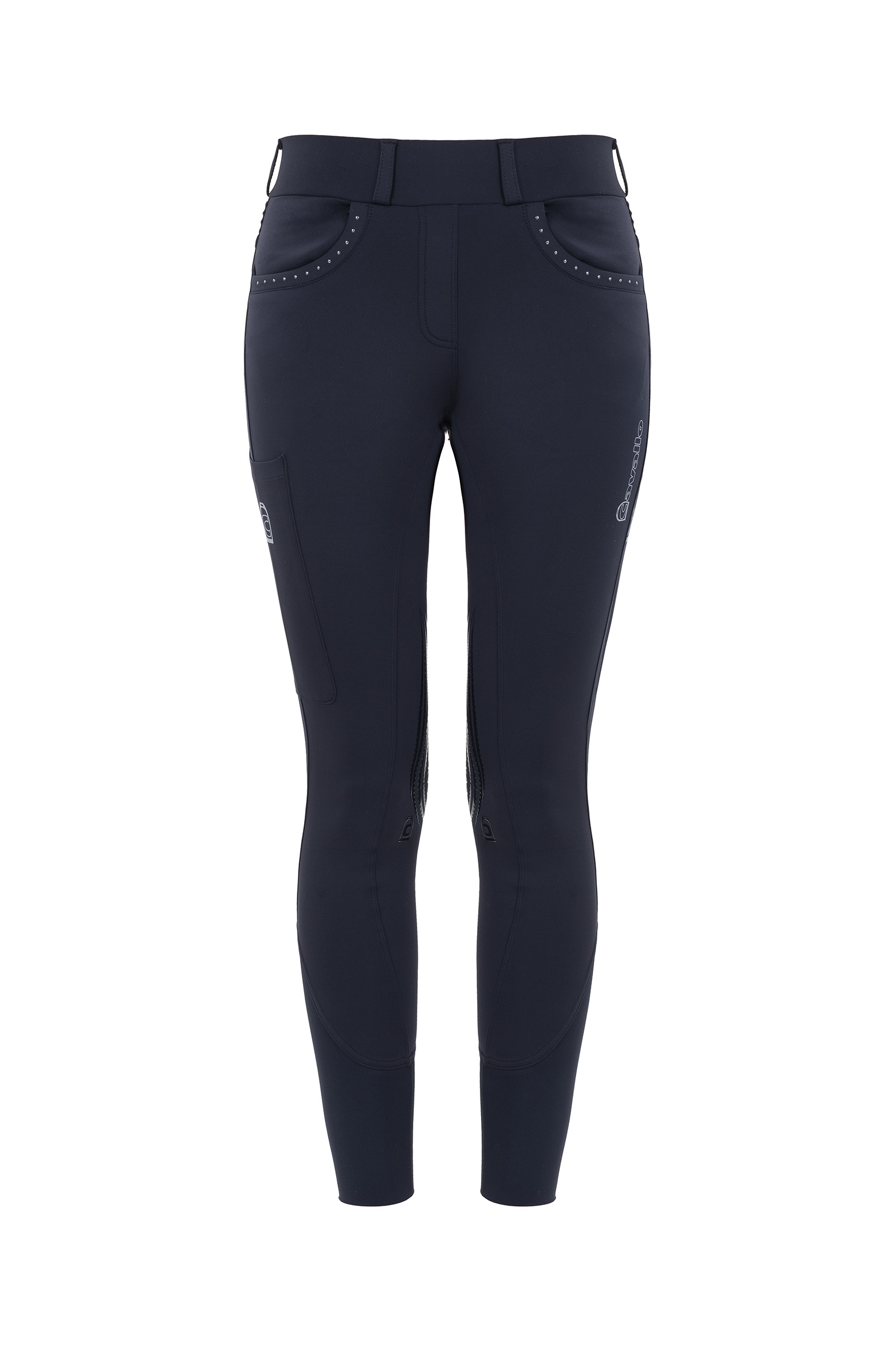 Cavallo Lee Grip Damen Reitleggings mit Kniebesatz