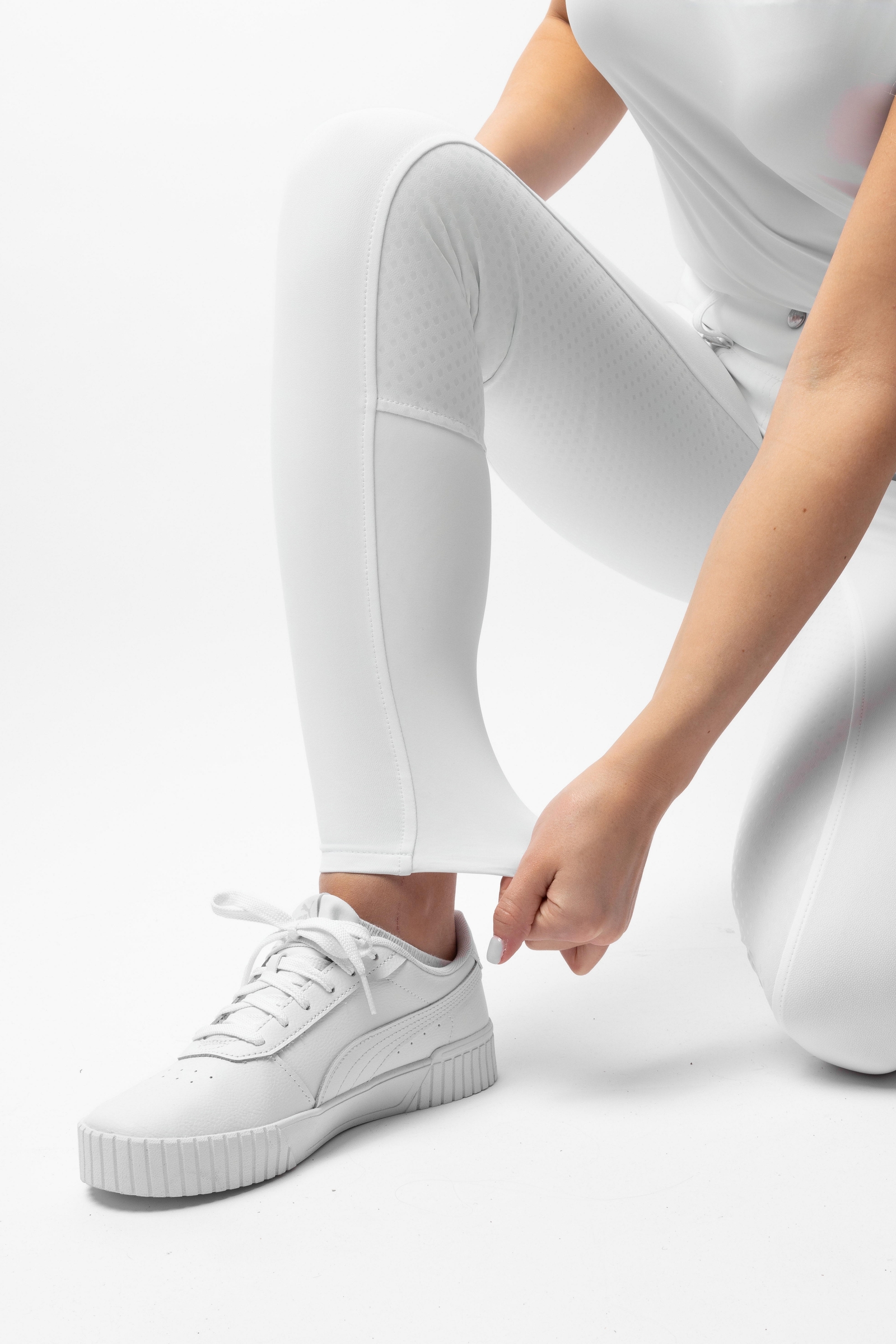 Horze Grand Prix Show Vollbesatz Reithose UPF 50+