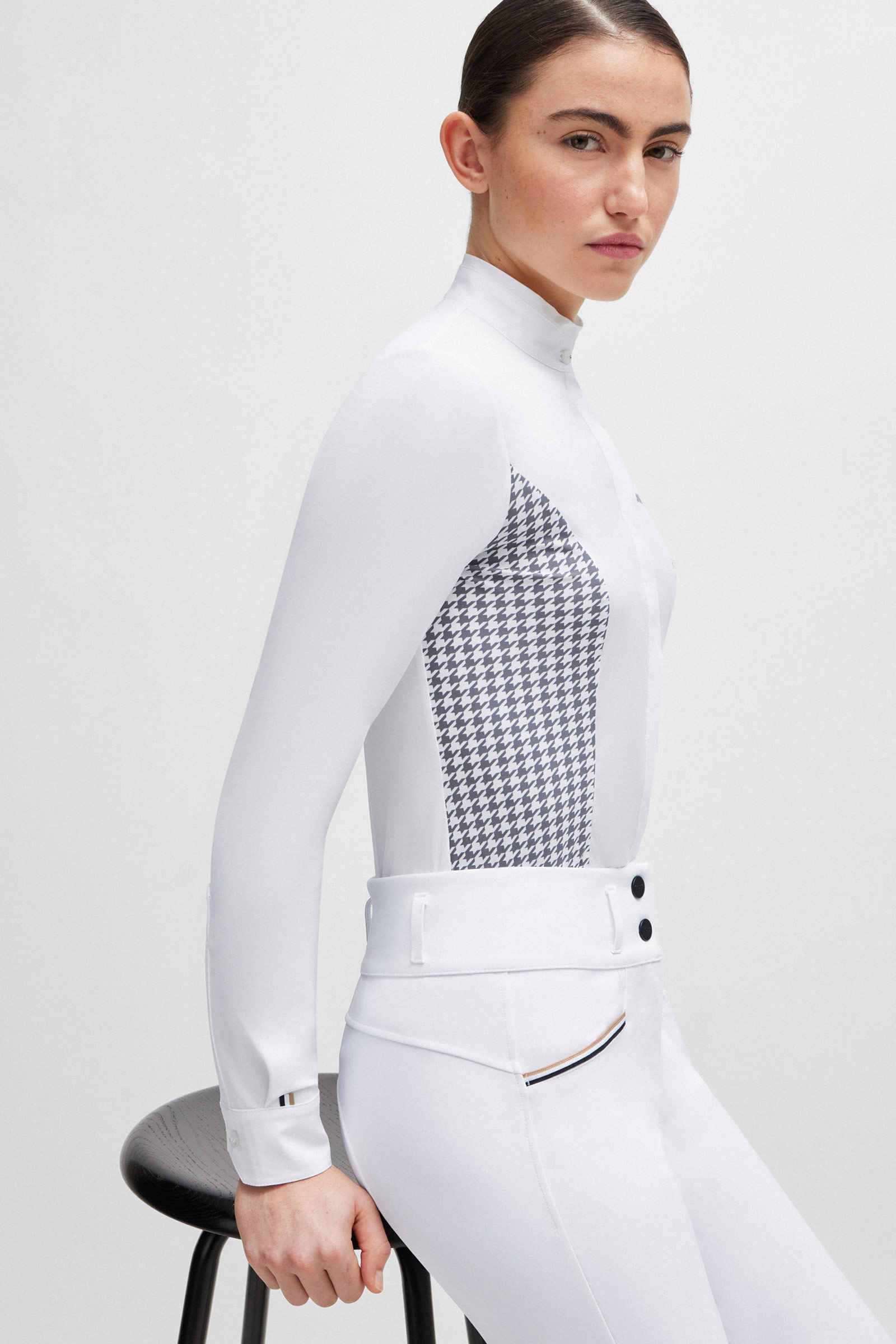 Boss Emma Turnierbluse Houndstooth