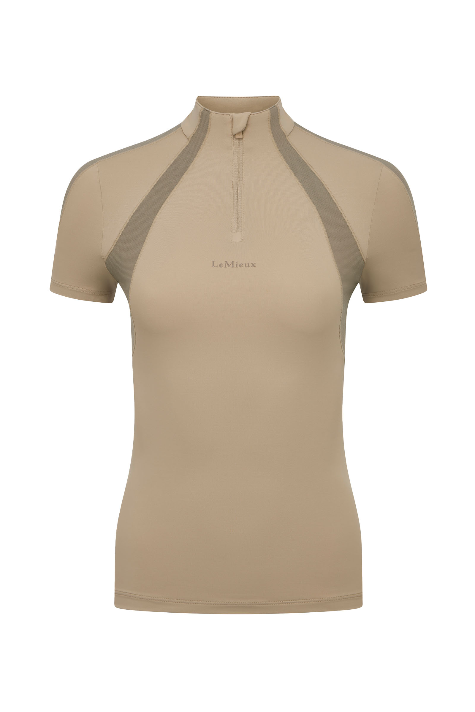 Almond LeMieux Maria Mesh Kurzarm-Baselayer