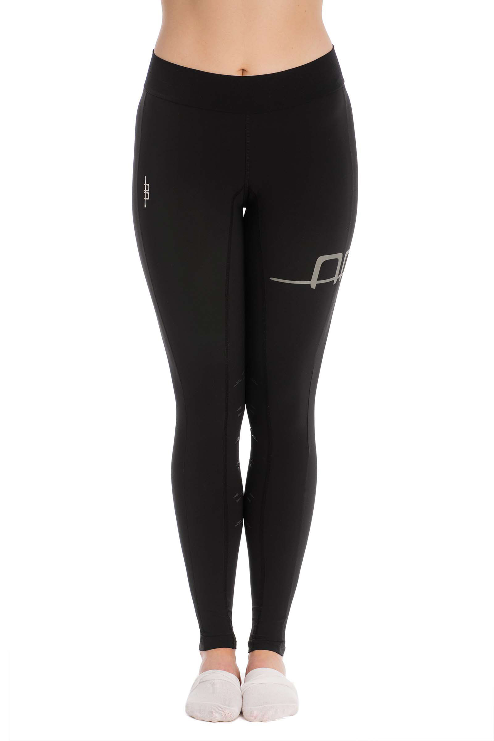 AA Platinum Damen Reitleggings mit Kniebesatz