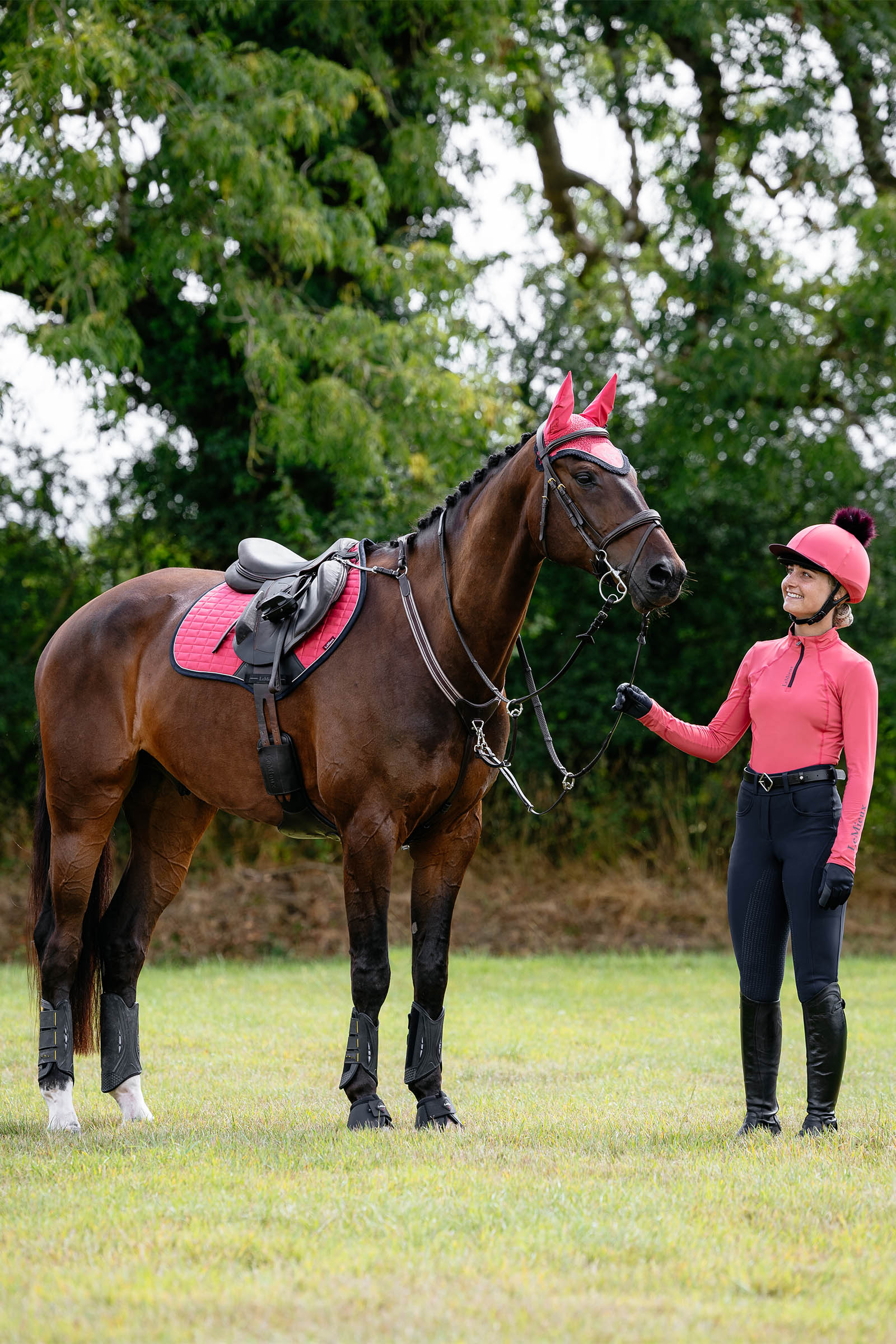 LeMieux Suede Square CC Springschabracke