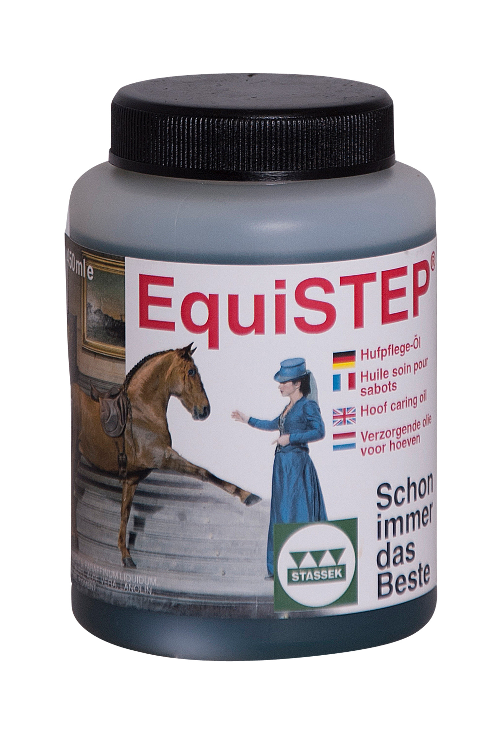 Stassek EquiSTEP Huföl, Nachfüll-Flaschen (ohne Pinsel), 450 ml
