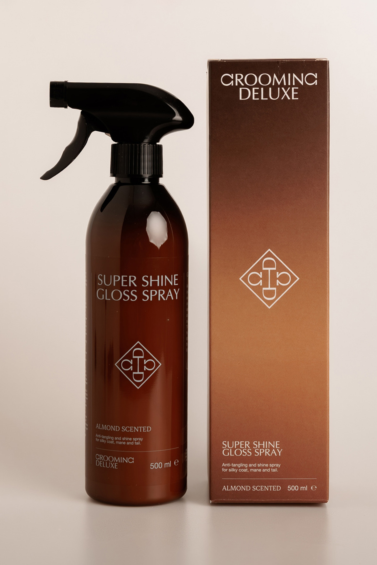 Grooming Deluxe Super Shine Glanzspray Mandel, 500 ml  