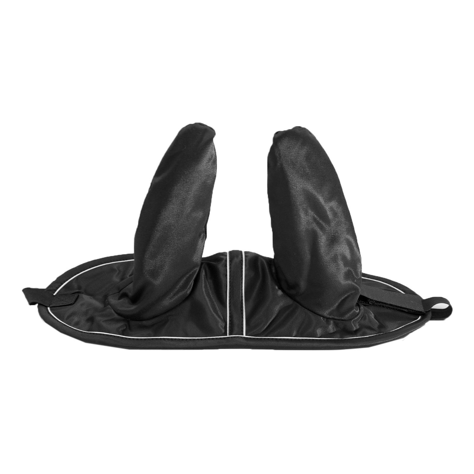 Black/Black/White Ohr-Haube