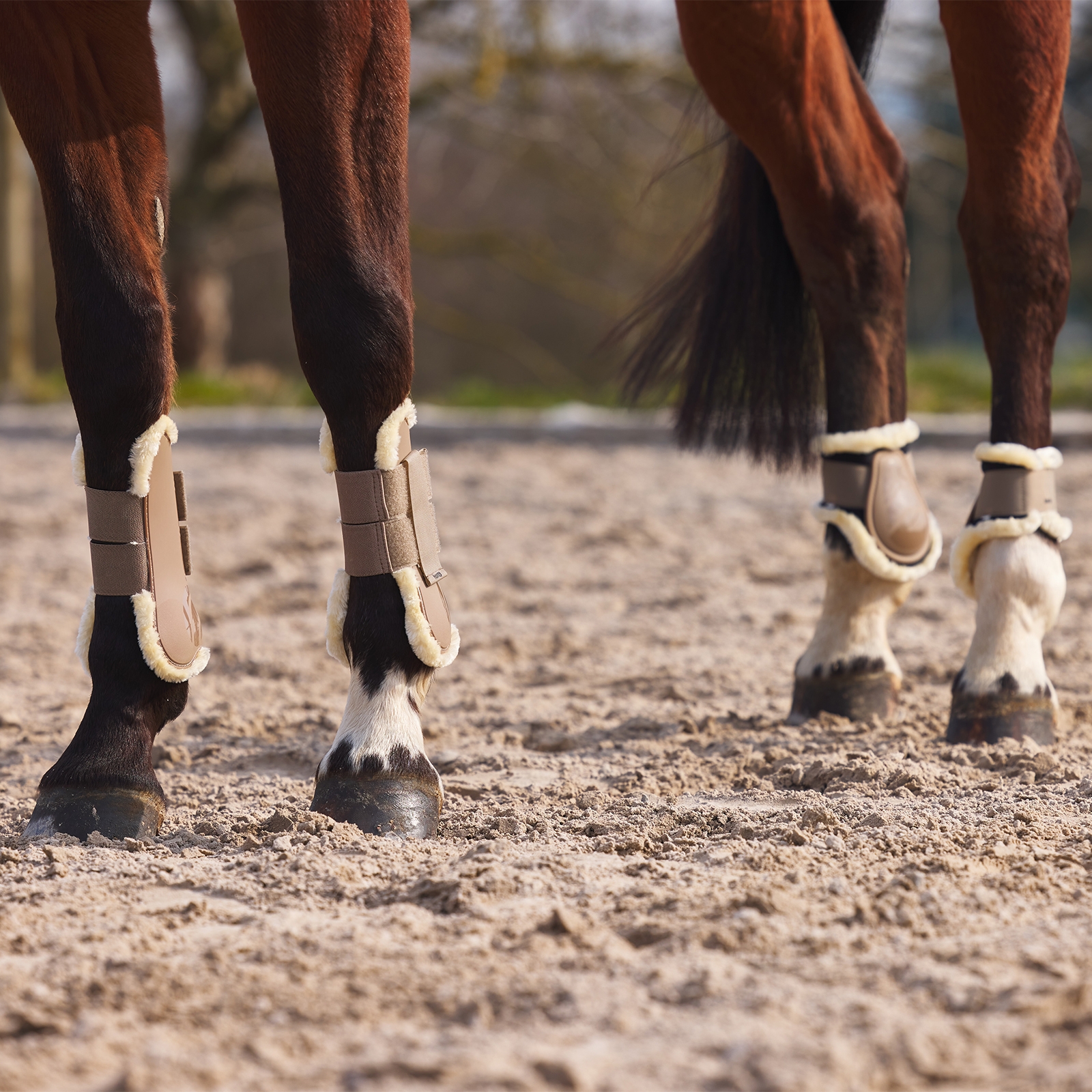 Horze Windsor Gamaschen mit Kunstfellfutter