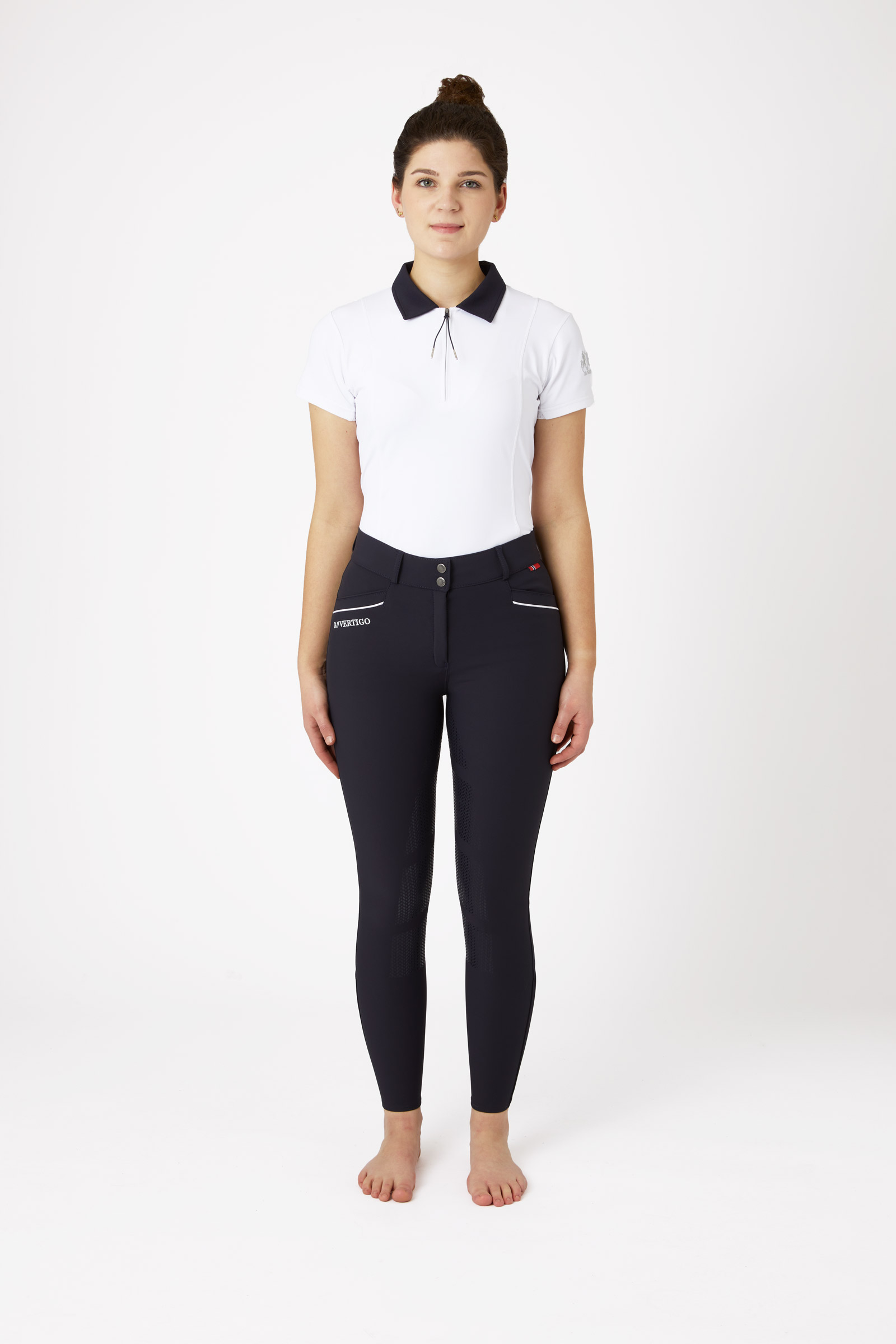 B Vertigo Patricia Damen Vollbesatzreithose mit Silikon-Grip und schmeichelhafter Passform