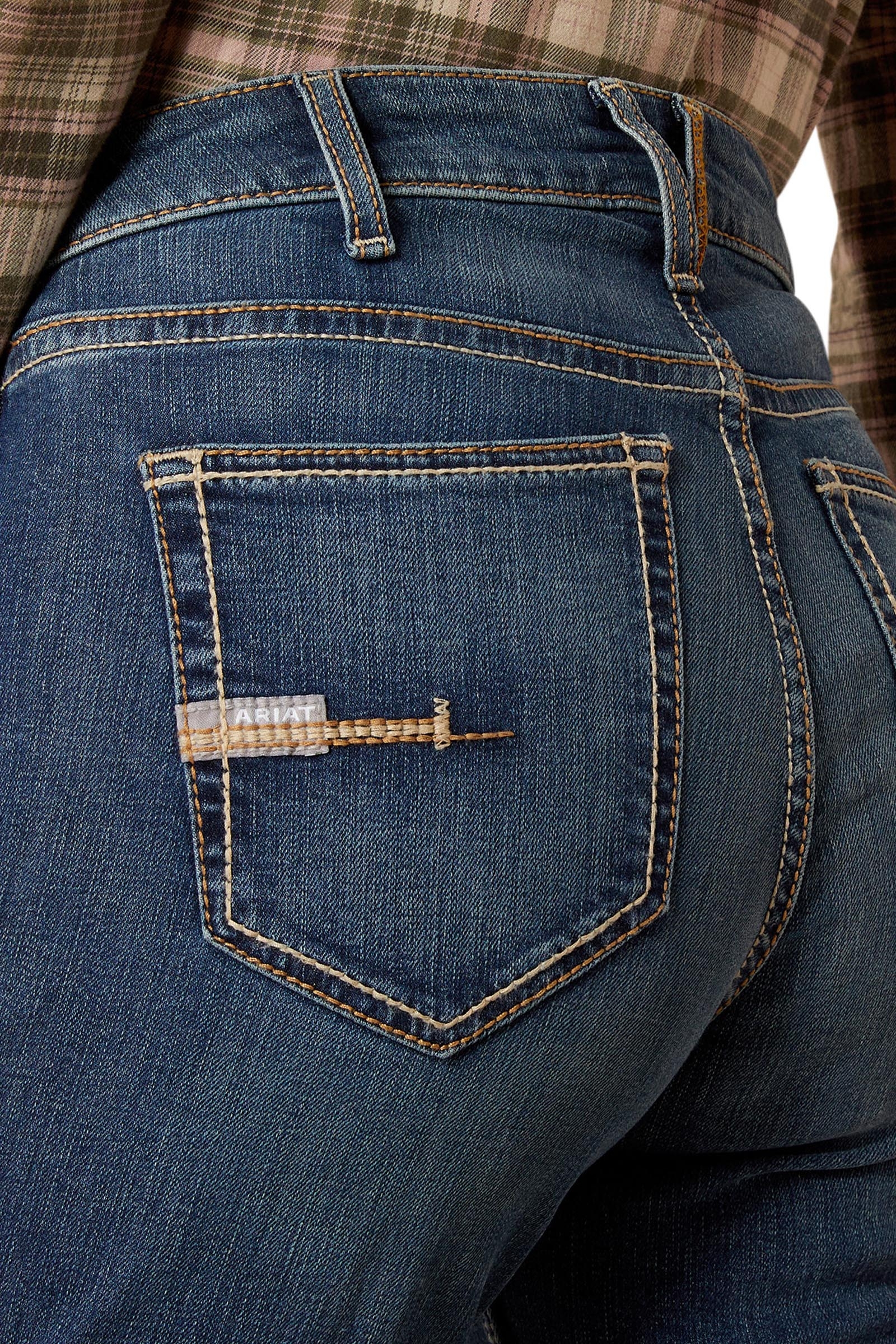 Ariat Rebar HR Riveter Straight Damen Jeans mit geradem Bein