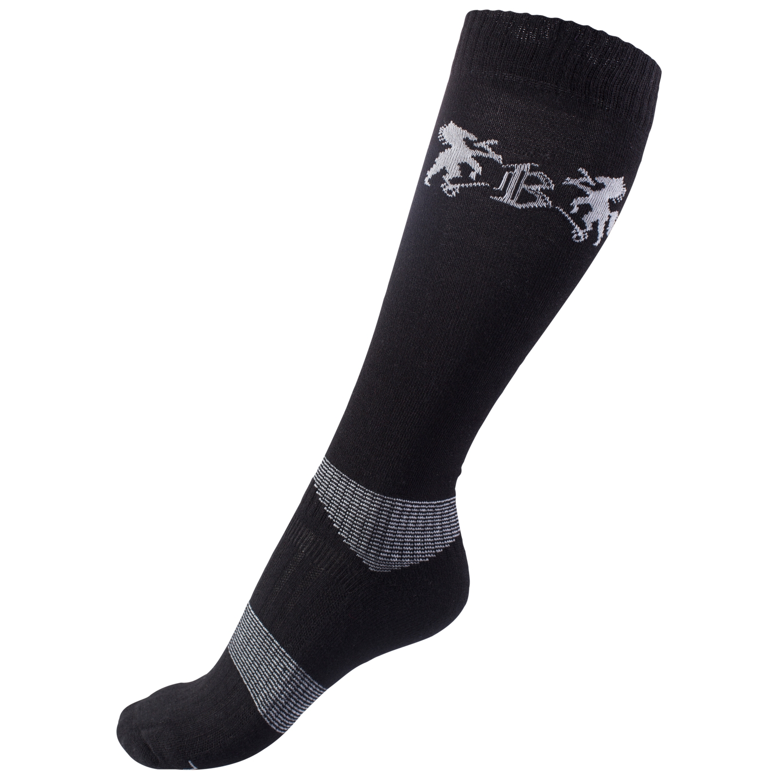 Schwarz B Vertigo Geox Wollmix Winterreitsocken