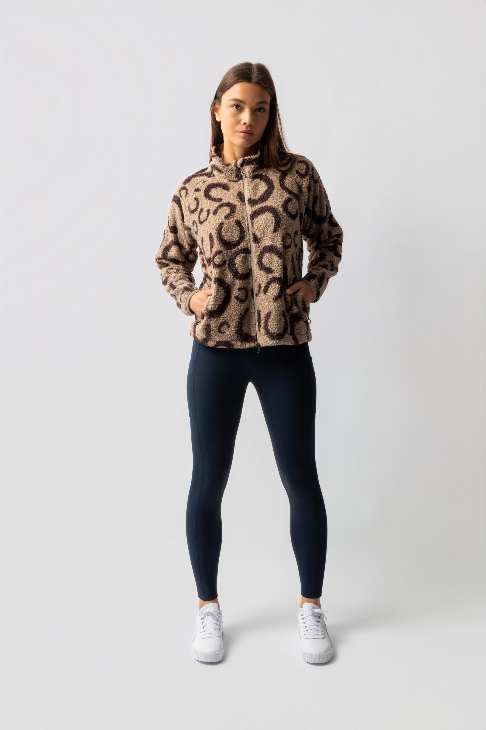 Horze Ariana Damen Teddyfleece Jacke