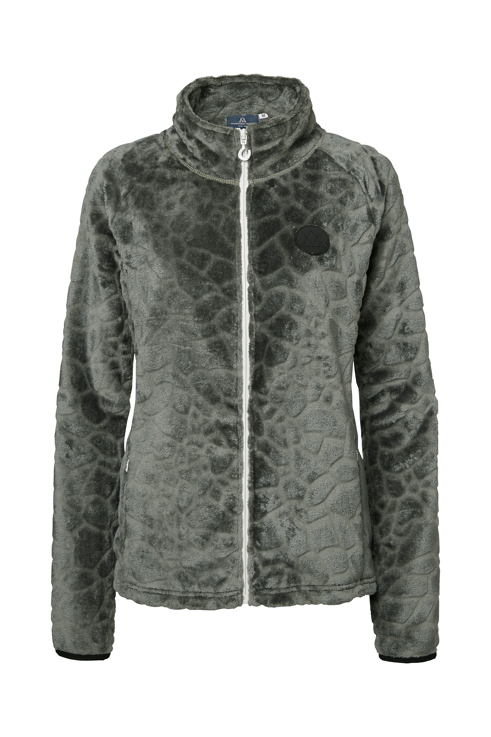 Silver Grey Mountain Horse Shadow Damen Fleecejacke