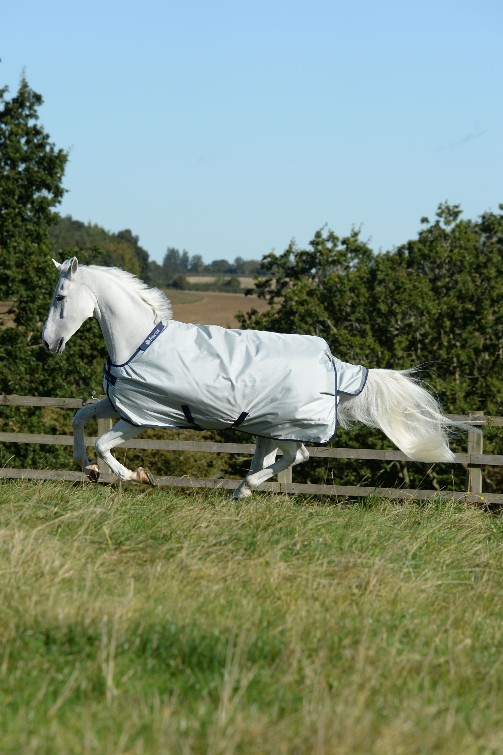 Bucas Power Weidedecke mit weitem Halsausschnitt, 0g