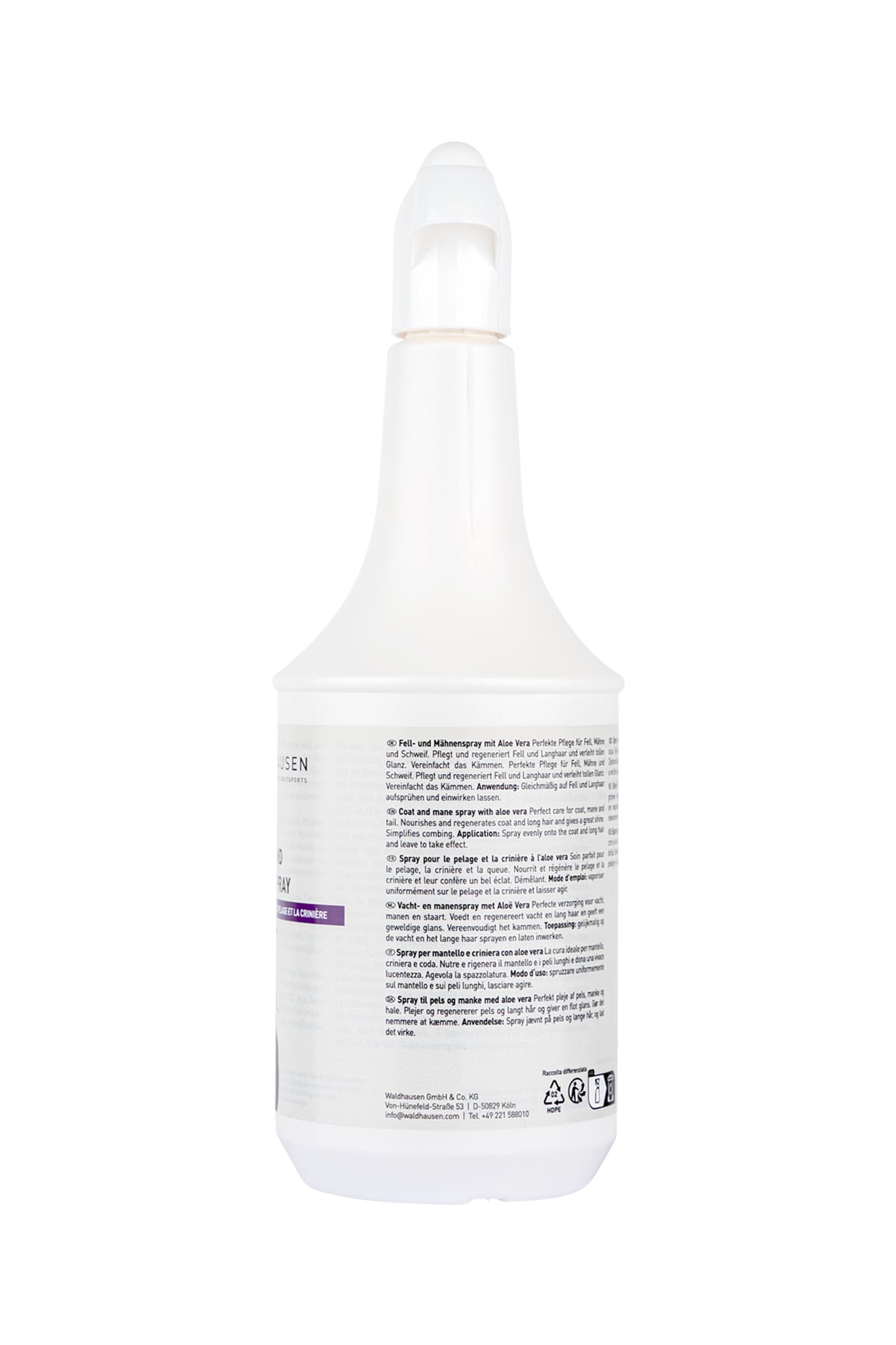 Waldhausen Pflegespray für Mähne & Schweif mit Aloe Vera, 1 l
