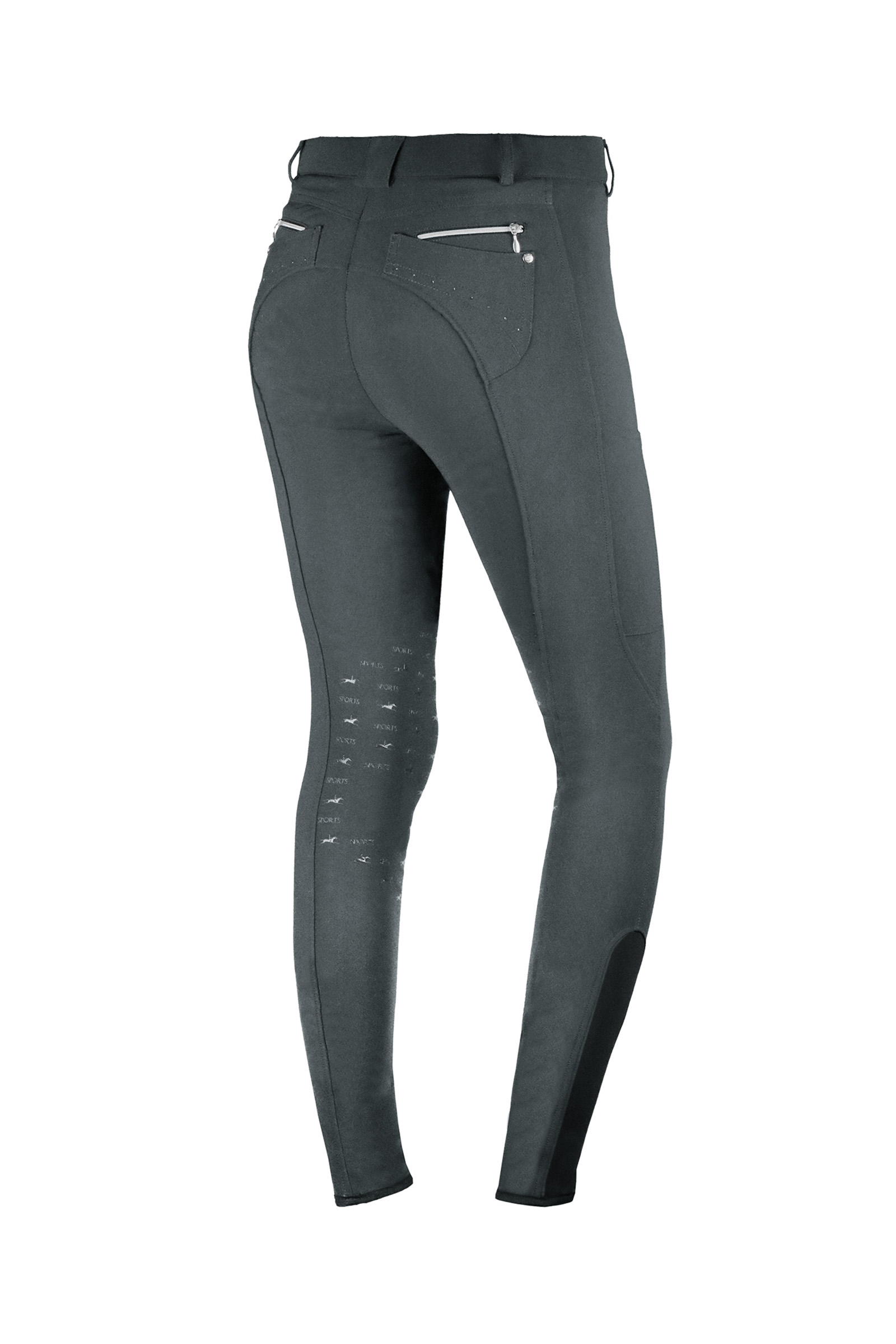 Graphite Dark grey Schockemöhle Sports Venus Damen Reithose mit Kniebesatz