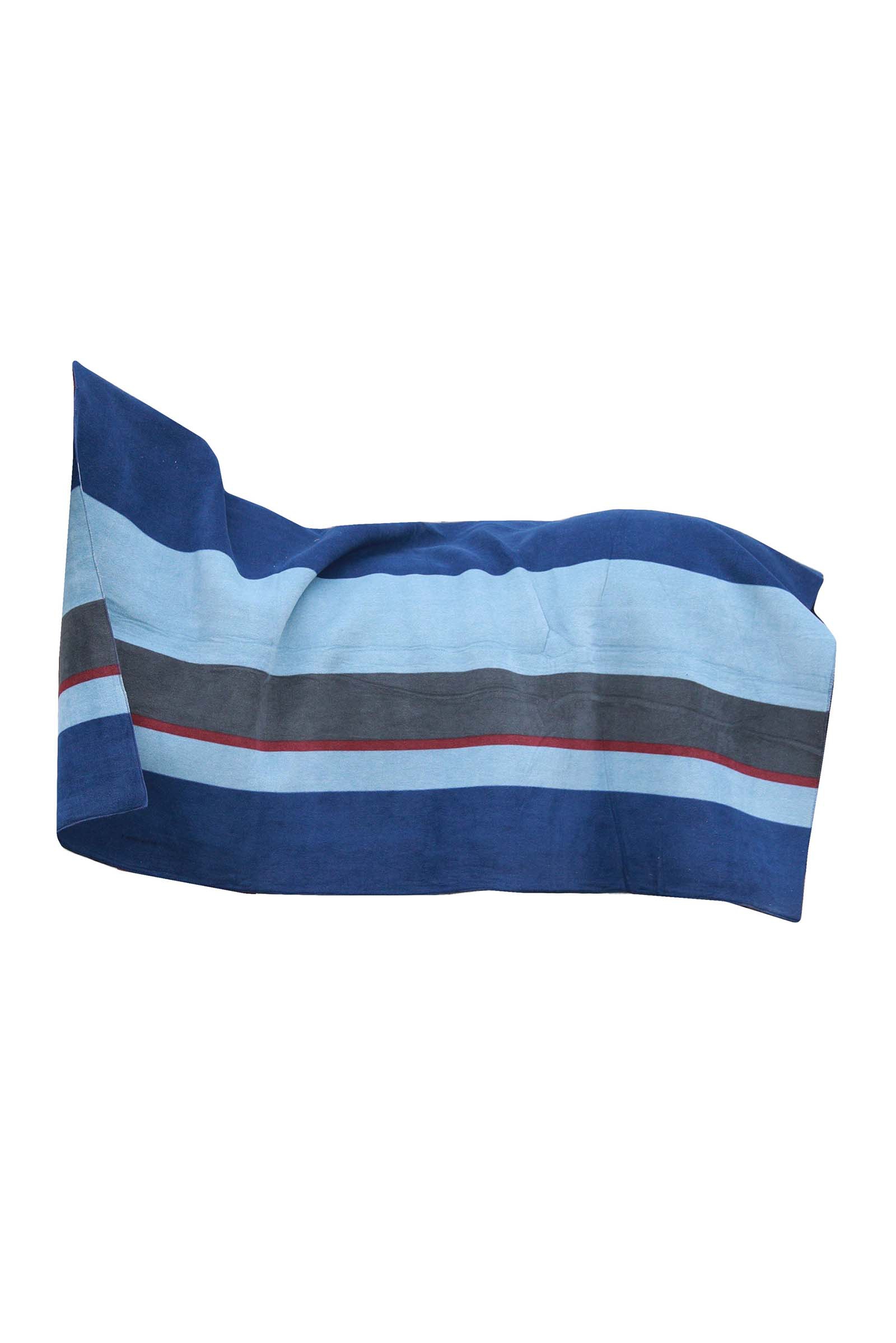 Navy/Grey Kentucky Horsewear Schwere Fleecedecke