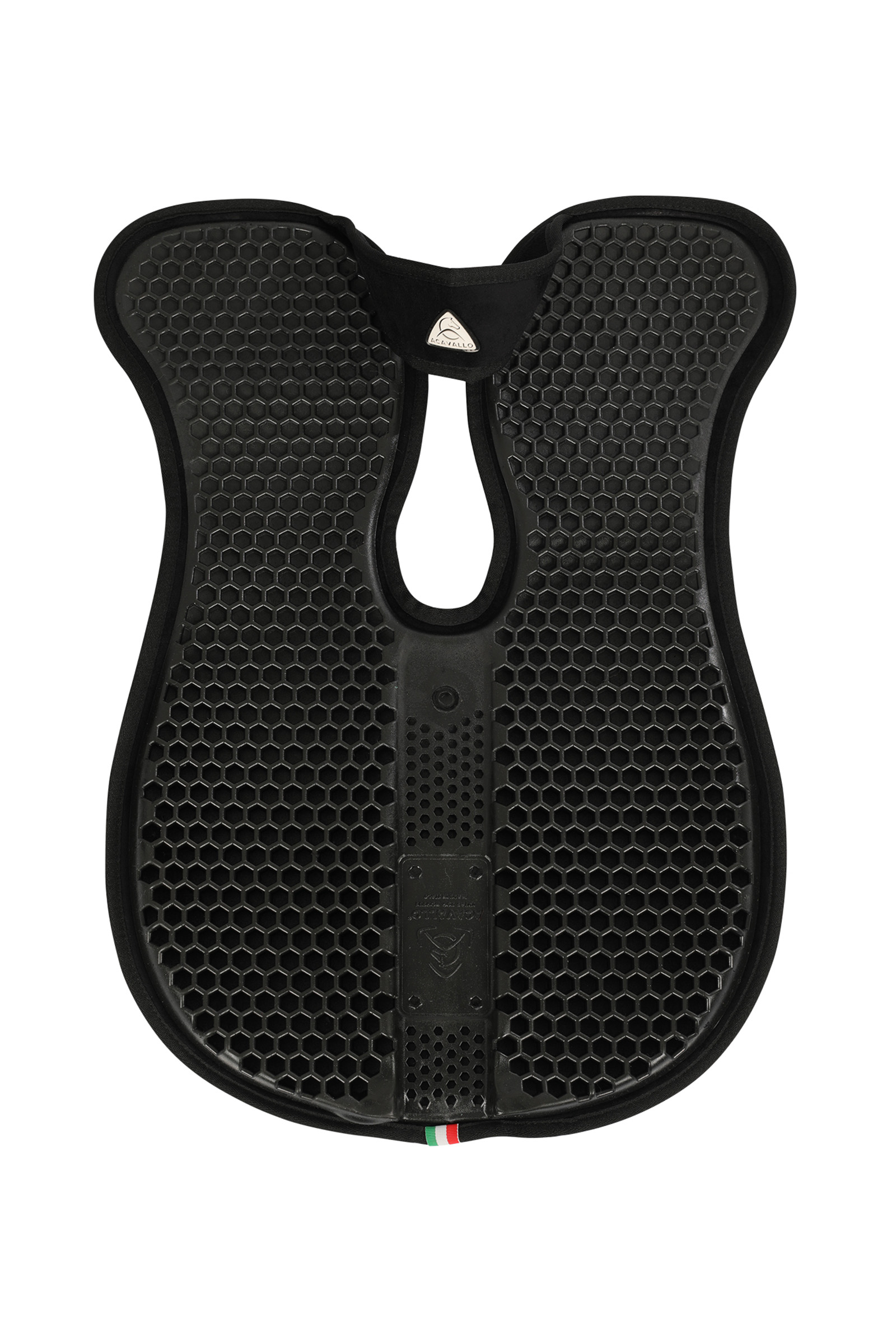 Acavallo Widerristfreies Hexagonales Gel Pad mit Mikrofaser und Hintererh&ouml;hung