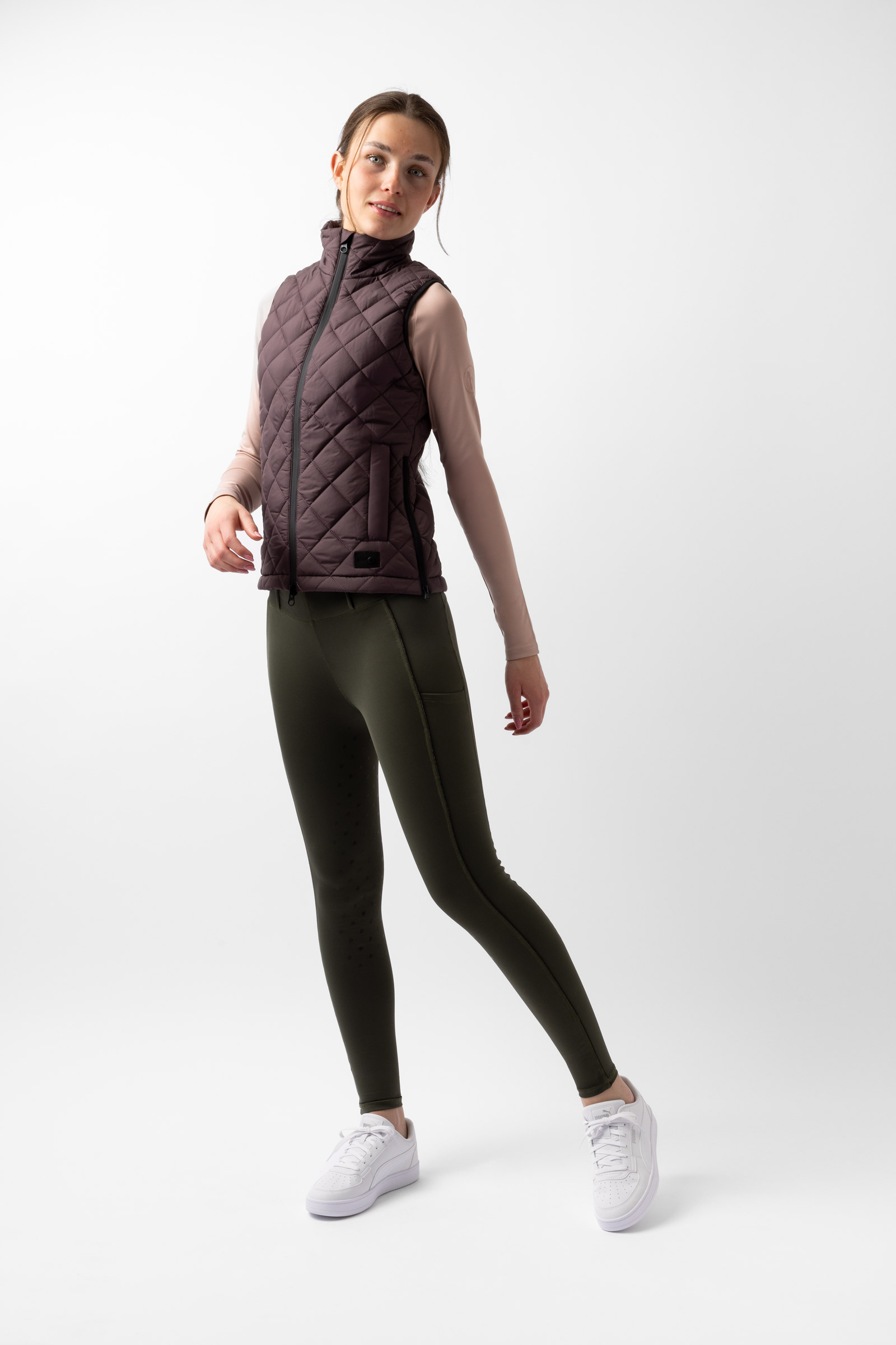 Horze Young Rider Naia wattierte Damen Reitweste