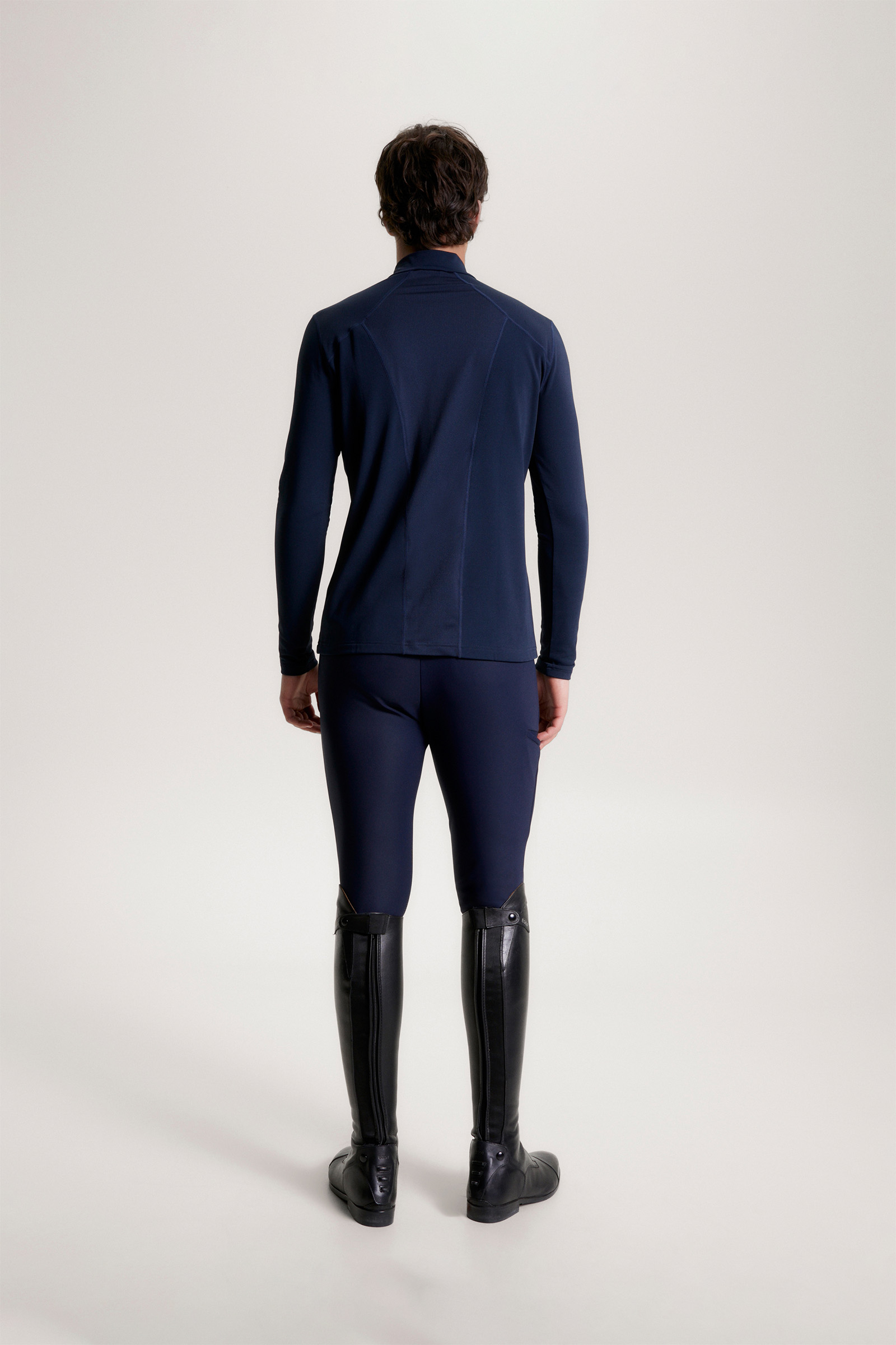 Tommy Hilfiger Equestrian 1/4 Zip Thermo Herren Langarm-Shirt