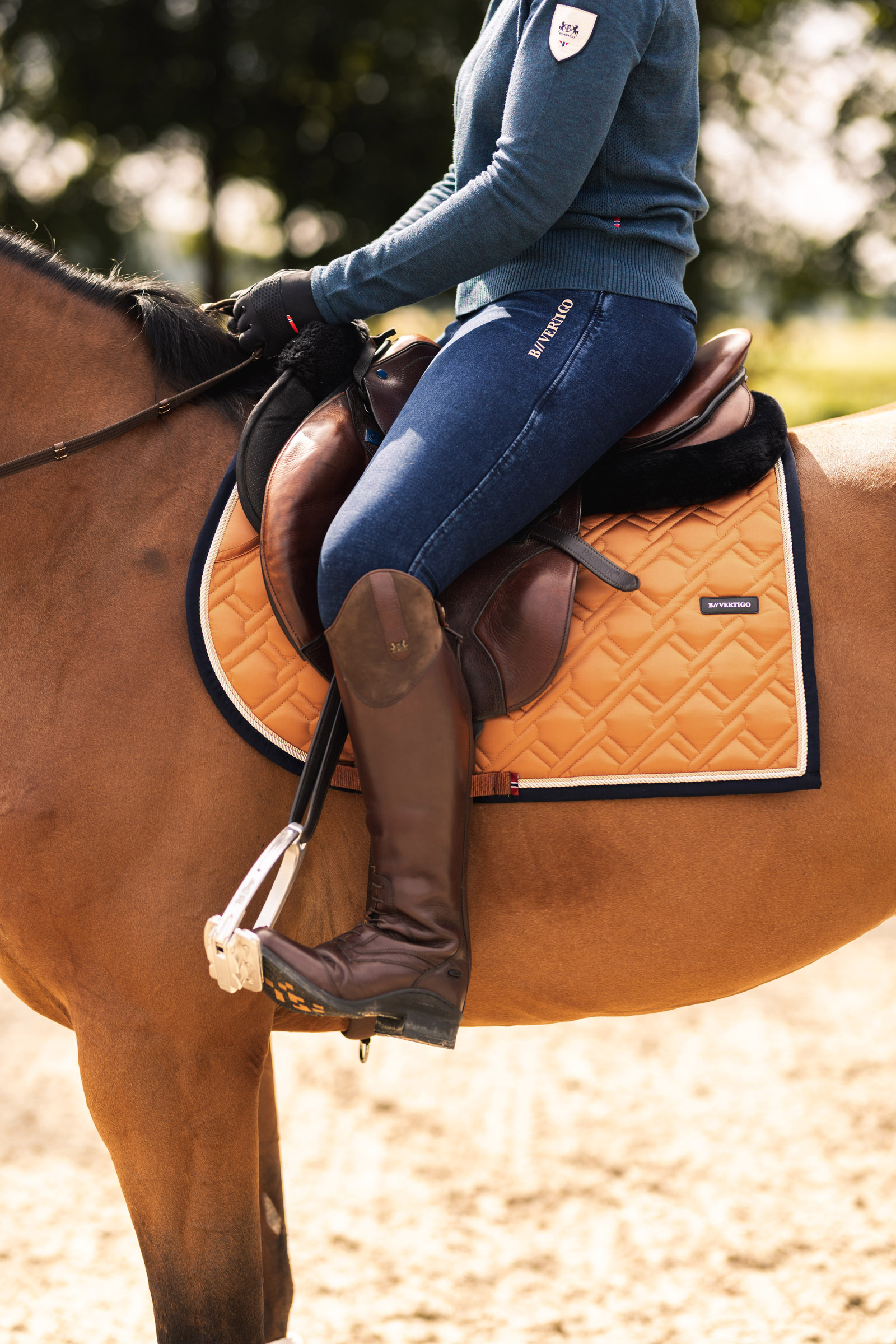 B Vertigo Evolve Springschabracke mit Anti-Rutsch-Polster