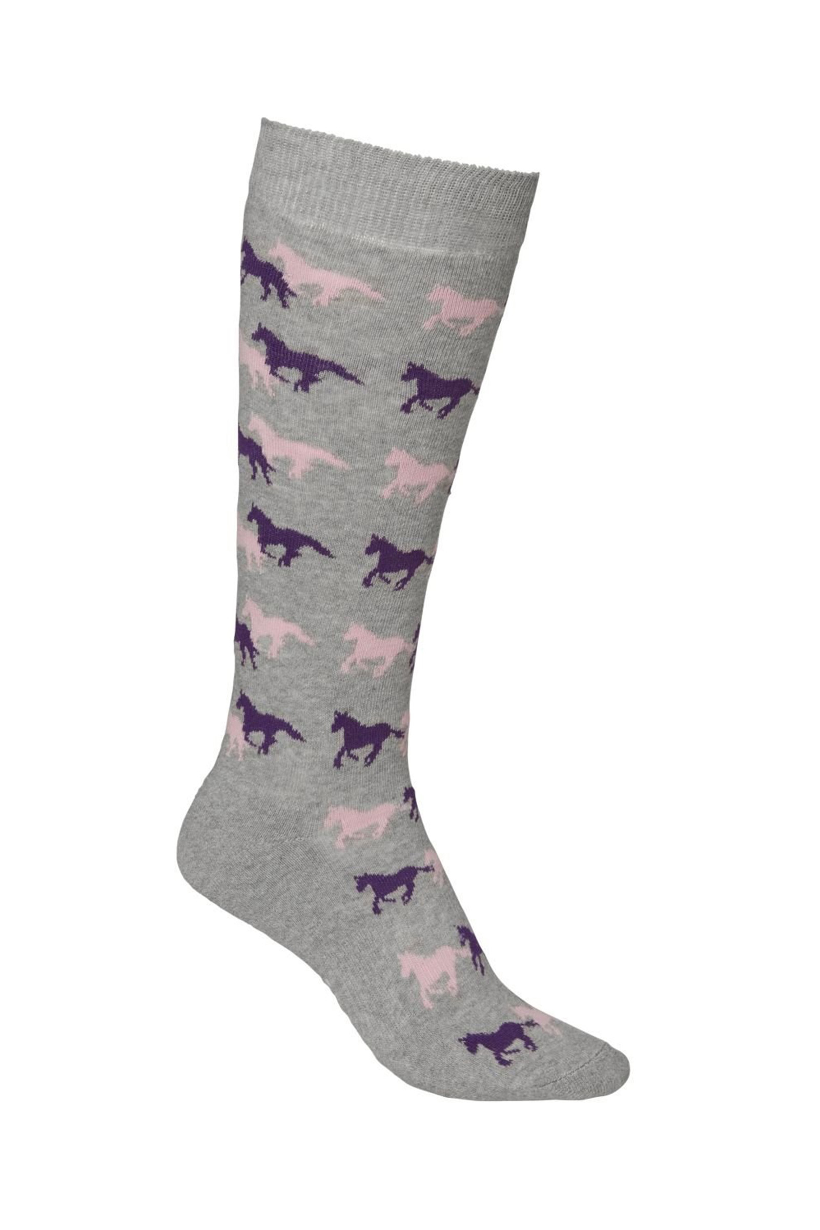 Ash Grey Mountain Horse Running Horse Kinder Reitsocken