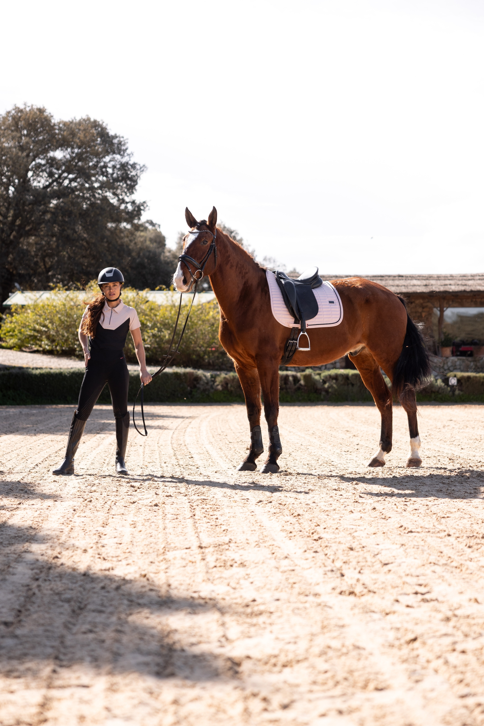 B Vertigo Giselle Damen zweifarbiges Poloshirt  