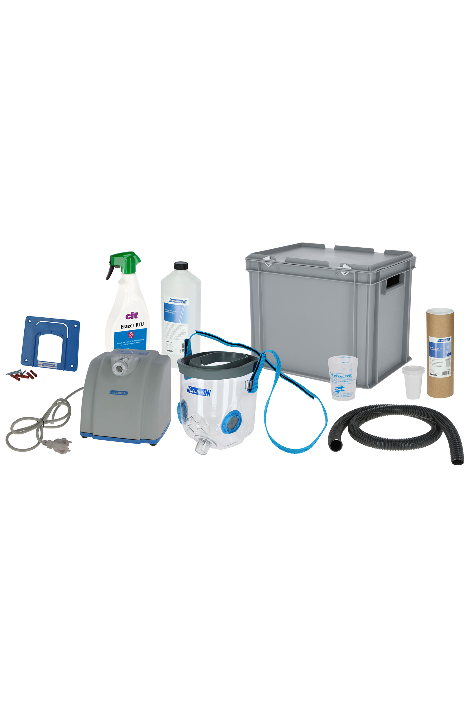 Hippomed AirOne Ultraschall-Inhalator f&uuml;r Pferde mit Maske, Warmblut