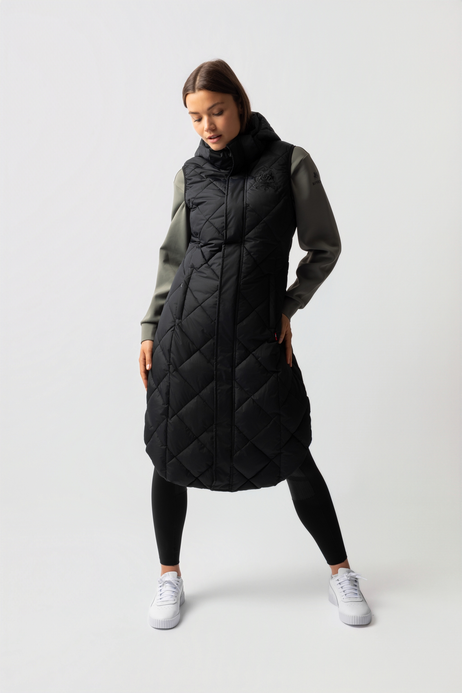 B Vertigo Gem Damen lange gefütterte Reitweste