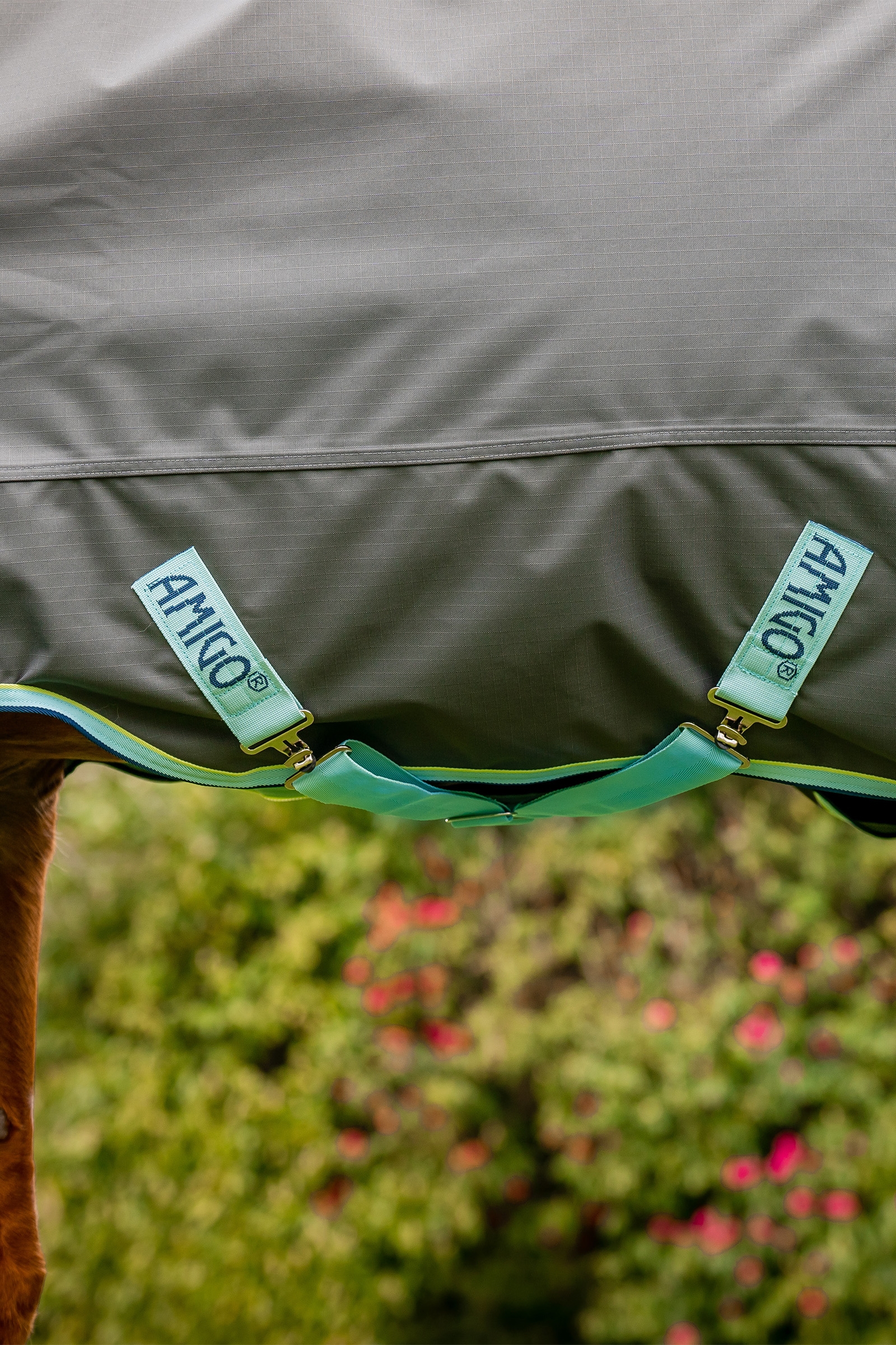 Horseware Amigo Hero Ripstop Weidedecke mit Fleecefutter, 50g